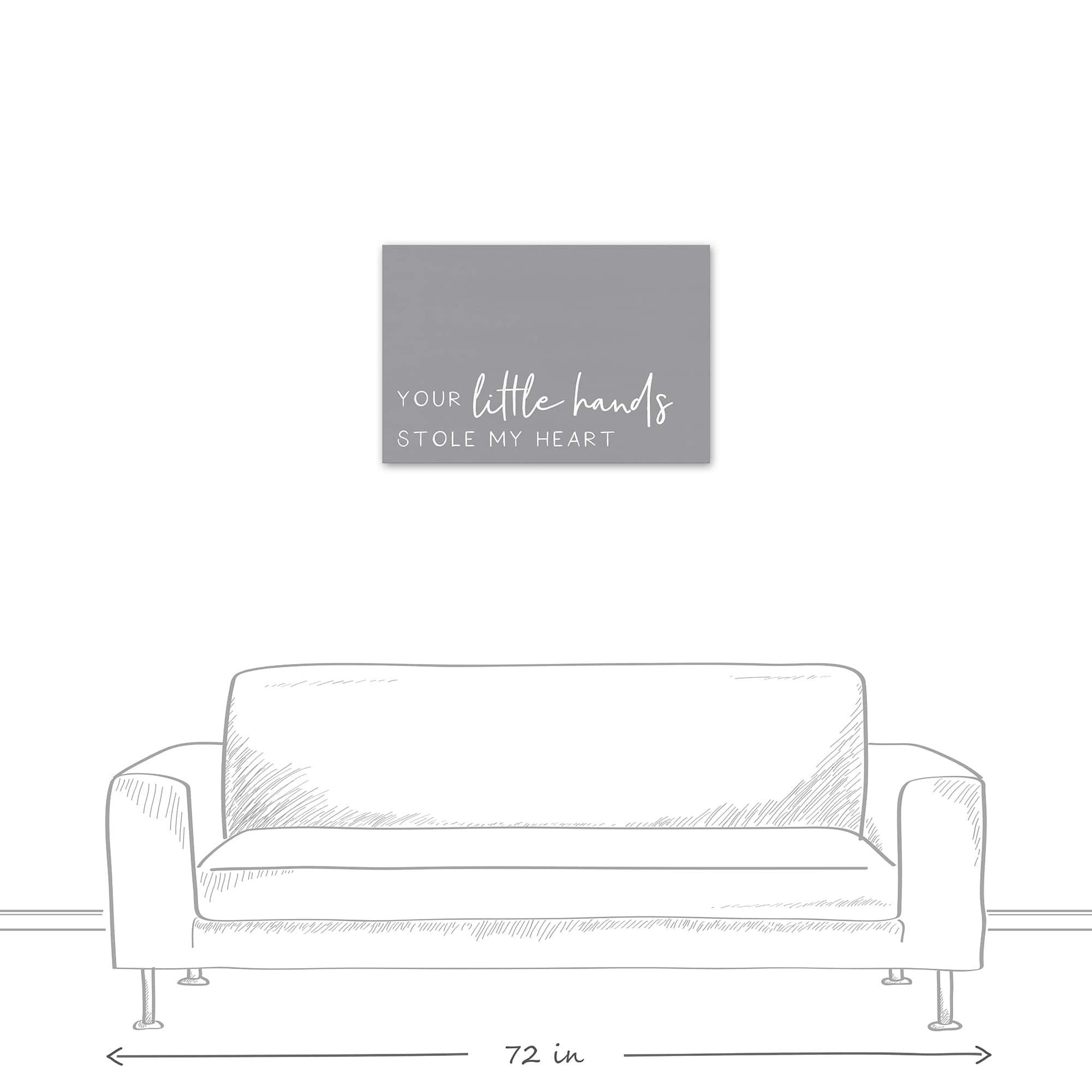 Little Hands 30" x 20" Canvas Wall Art