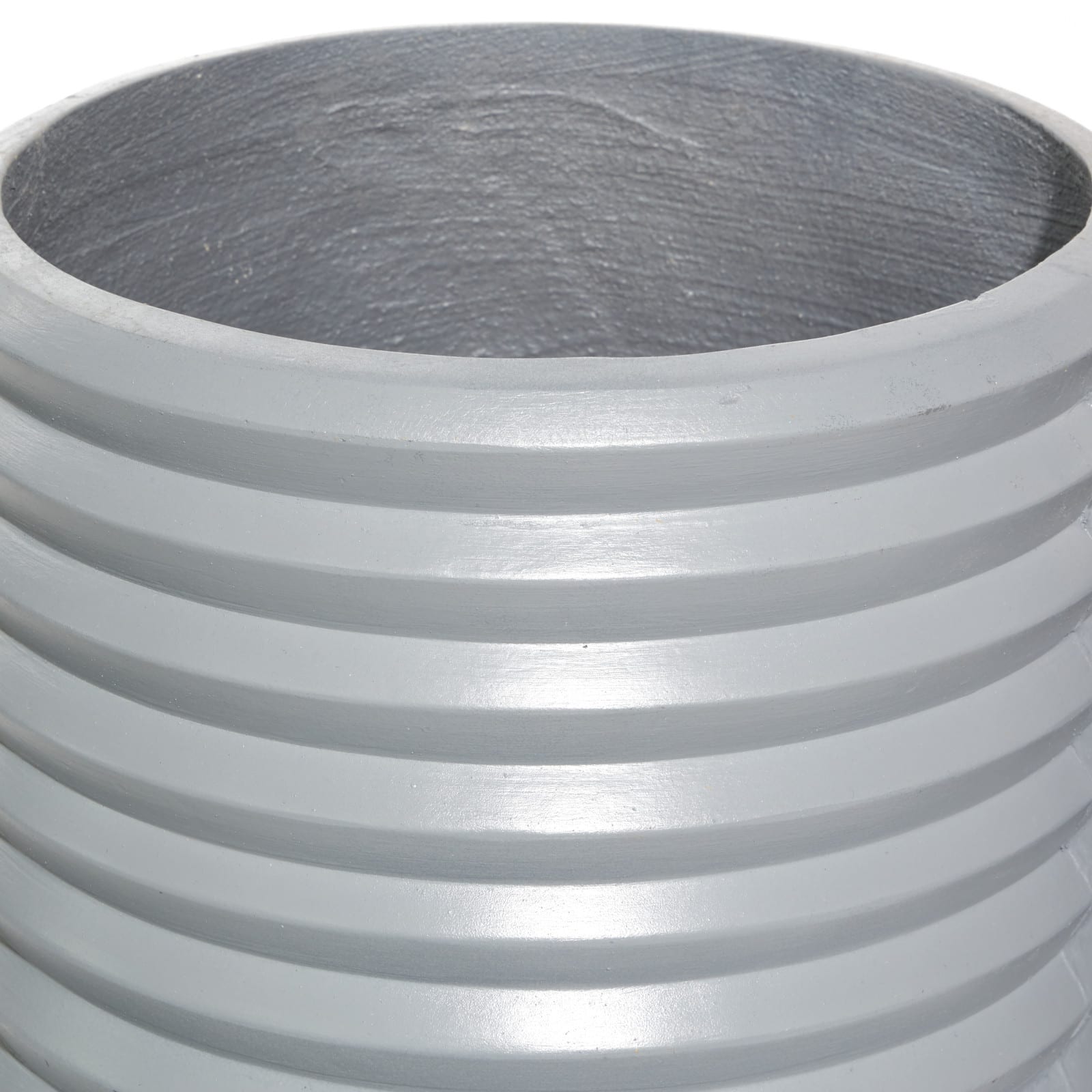 Set of 3 Grey MgO Contemporary Planter 18", 16", 14"