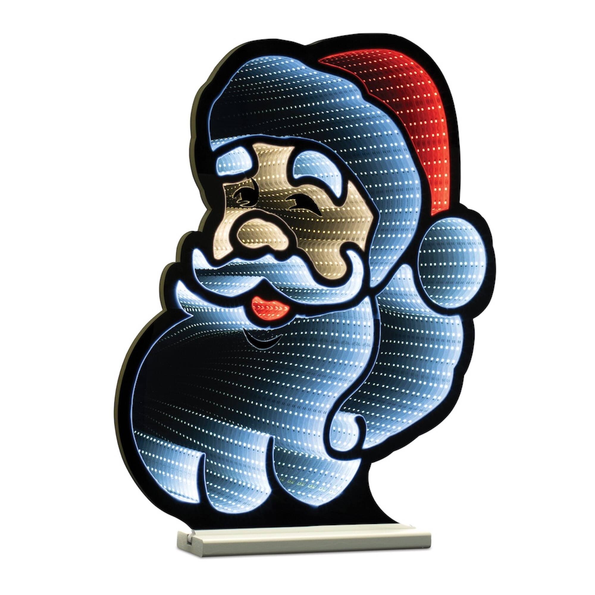 Santa Head EkkoLight By Melrose in Red/White | 20" | Michaels®