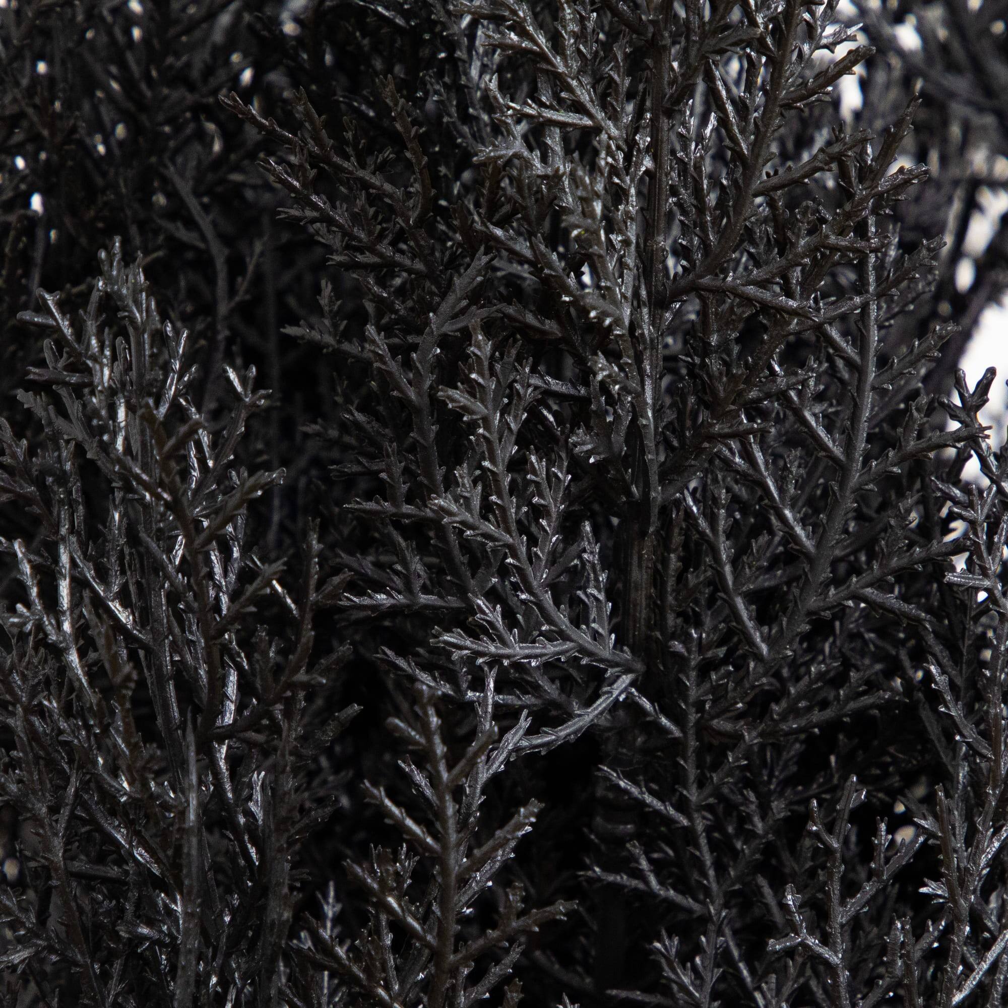 4ft. UV Resistant Artificial Halloween Black Cedar Tree (Indoor/Outdoor)