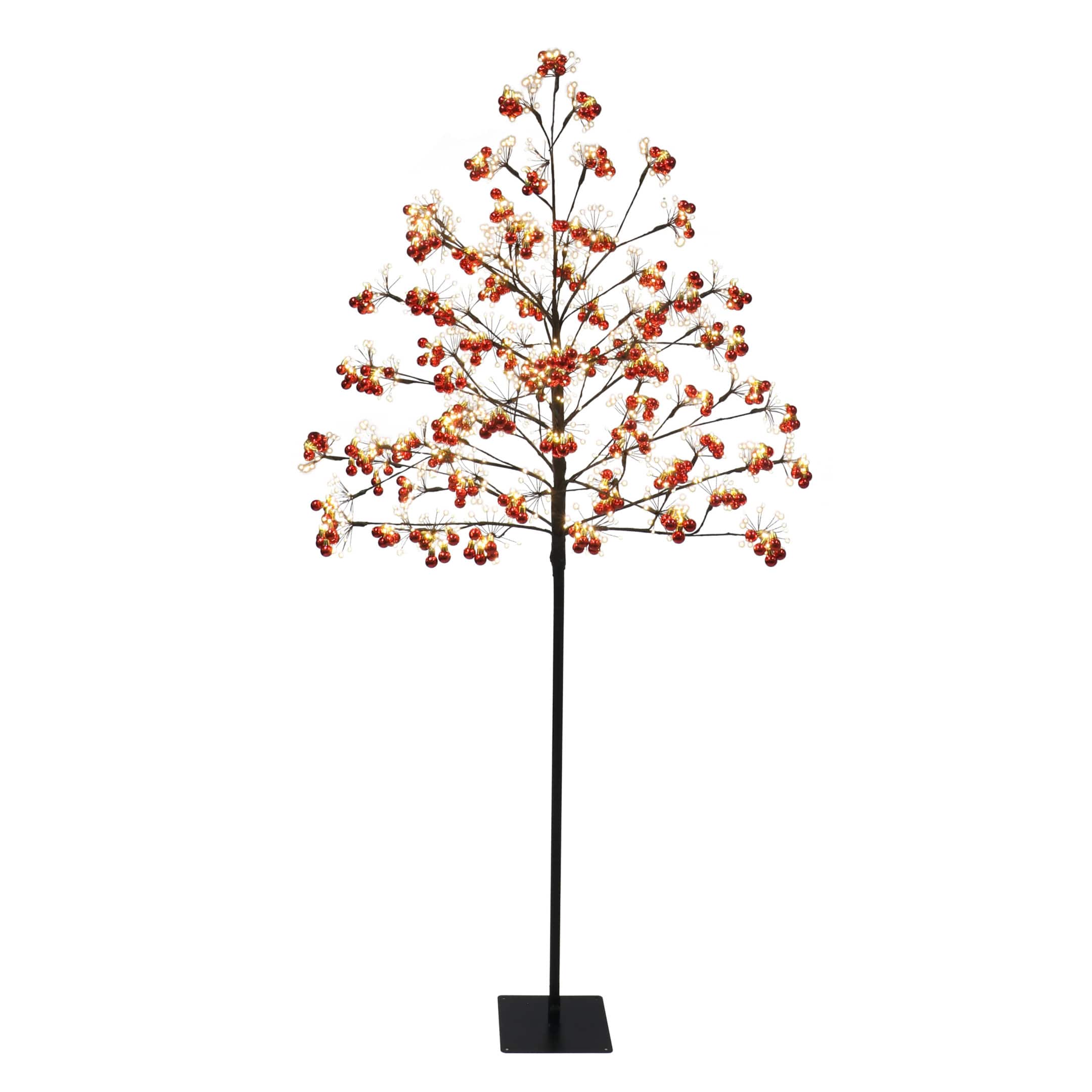 6ft. Pre-Lit Twig Artificial Christmas Tree, Warm White Micro LED Lights
