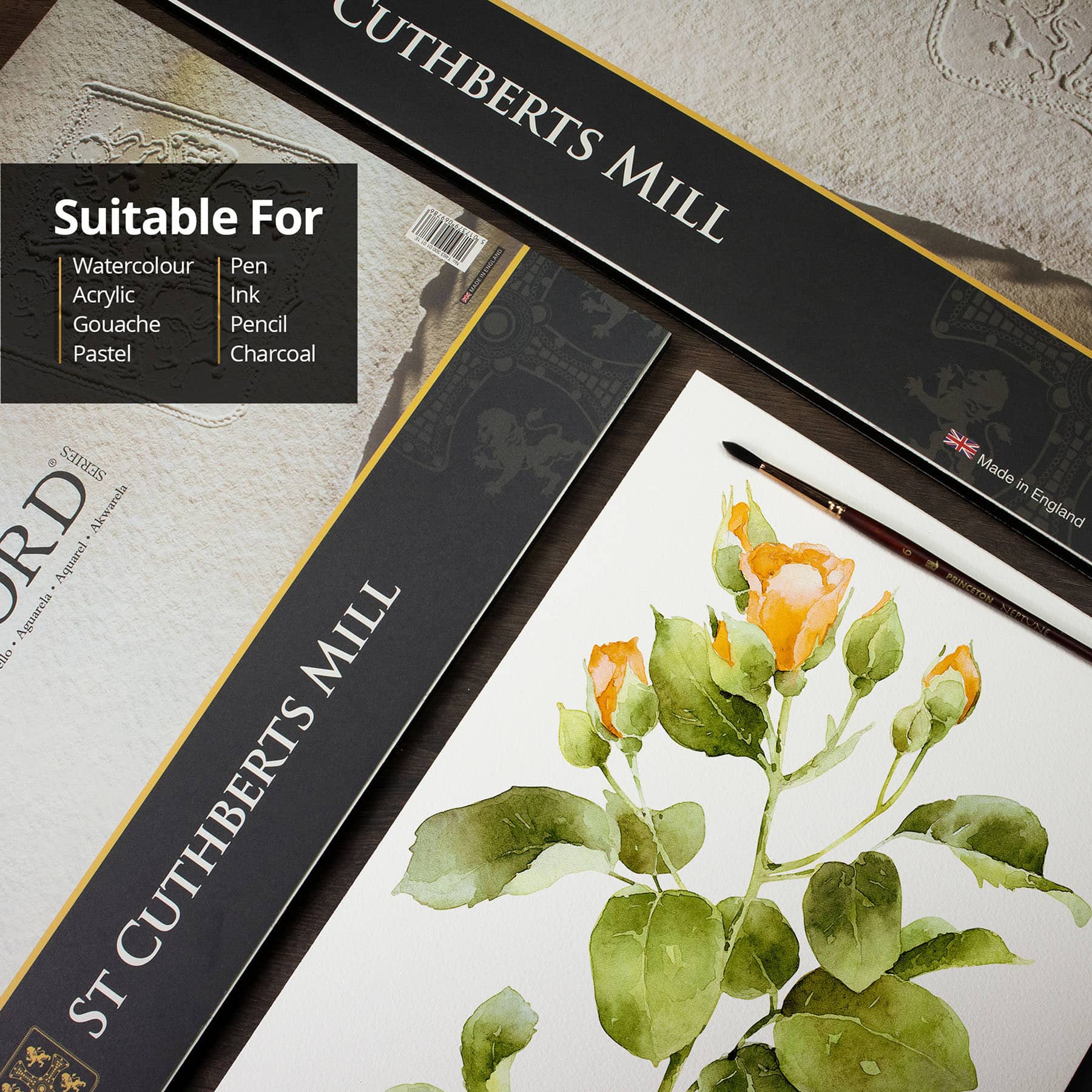 St Cuthberts Mill Saunders Waterford® Cold Pressed Watercolor Paper Block