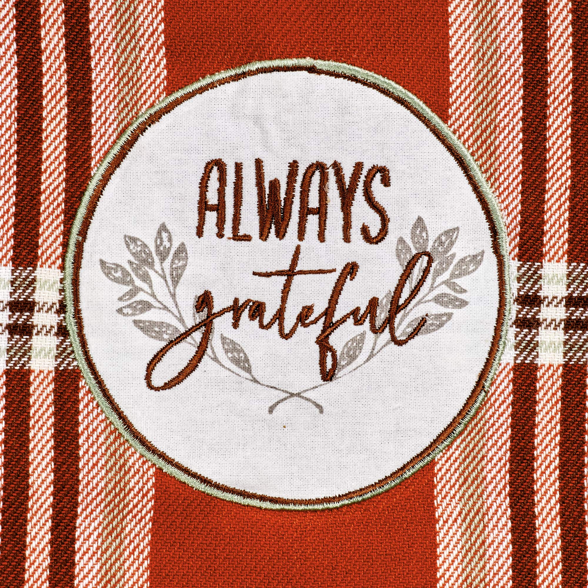 DII® Plaid Thanksgiving Cozy Picnic Dishtowel Set