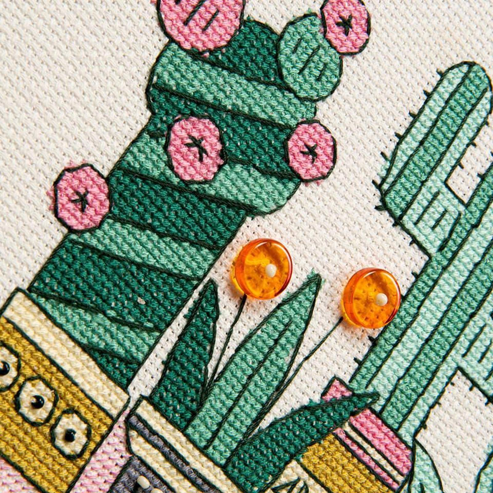 Crystal Art Counted Cross Stitch Kit Triptych Bright Mexico