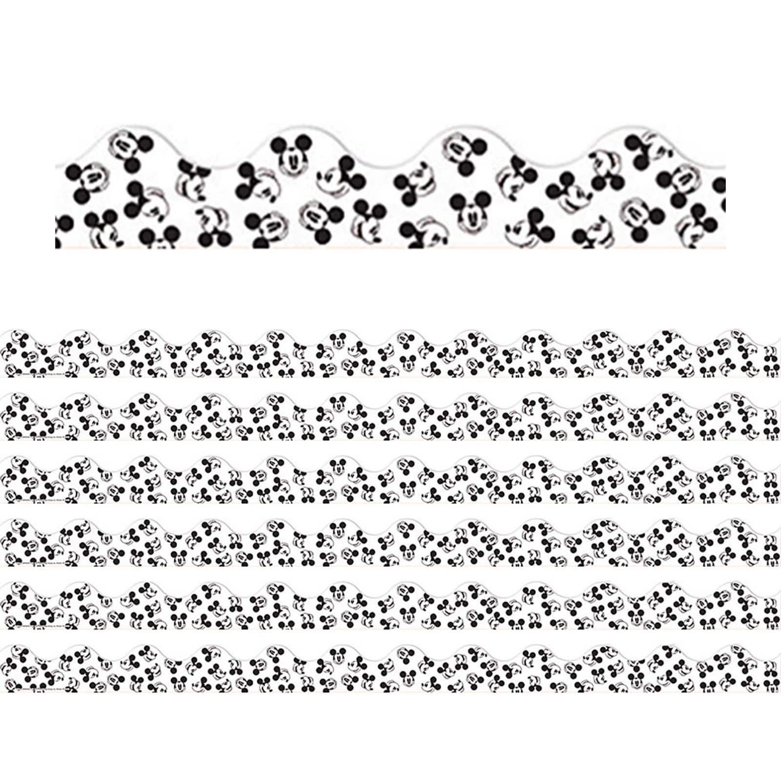 Eureka Mickey Mouse® Throwback Tossed Mickeys Deco Trim® Set