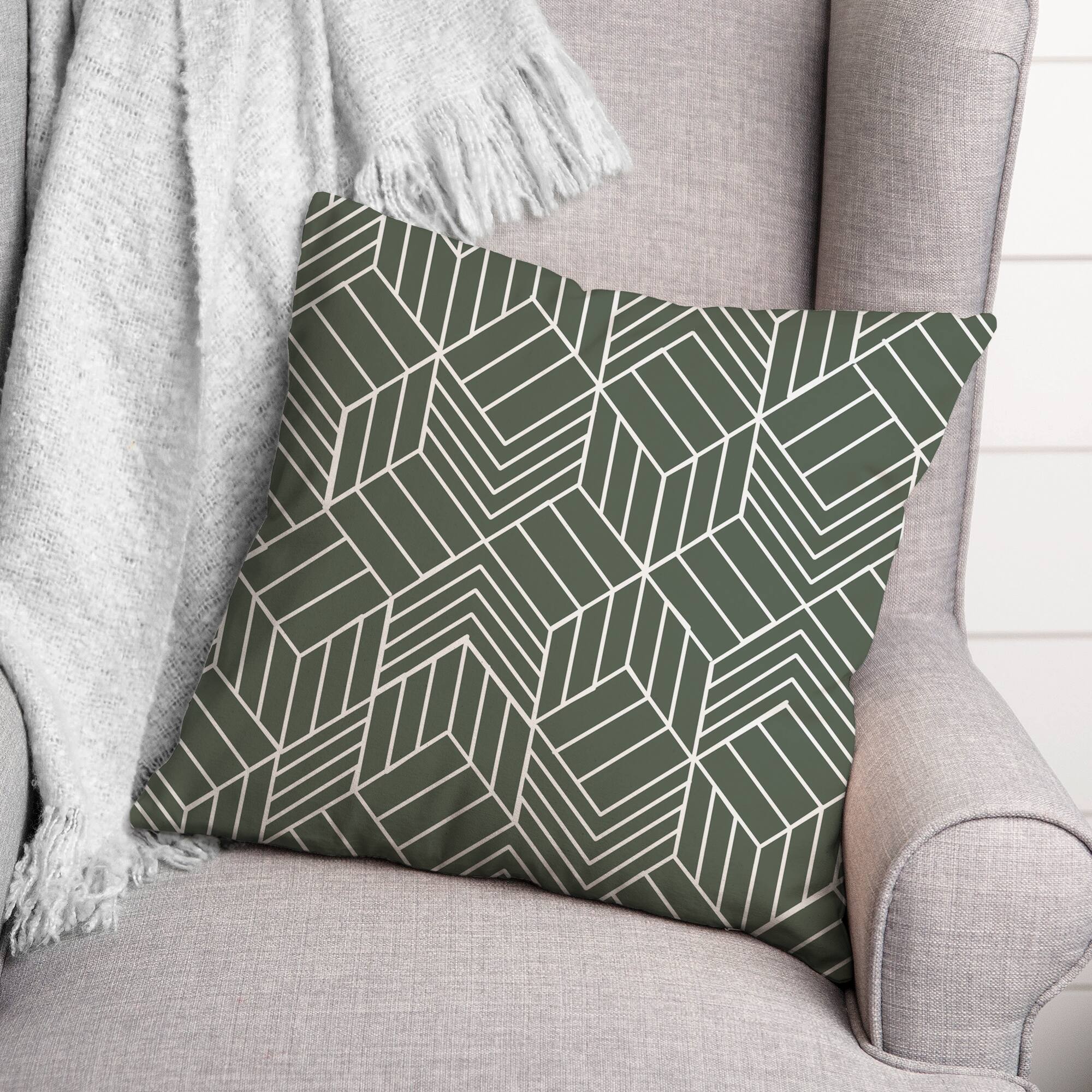 Hatch Chevron Indoor/Outdoor Pillow