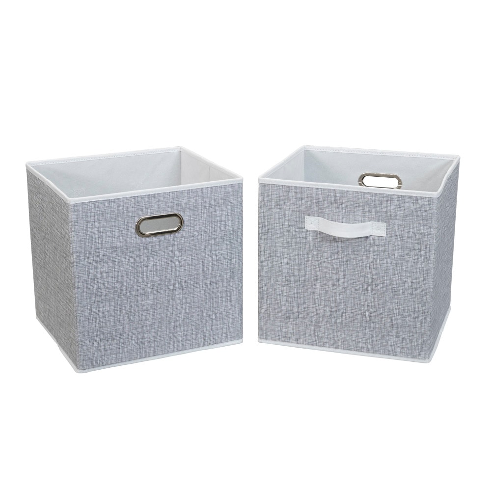 2 Pack Household Essentials 13" Fabric Storage Bins
