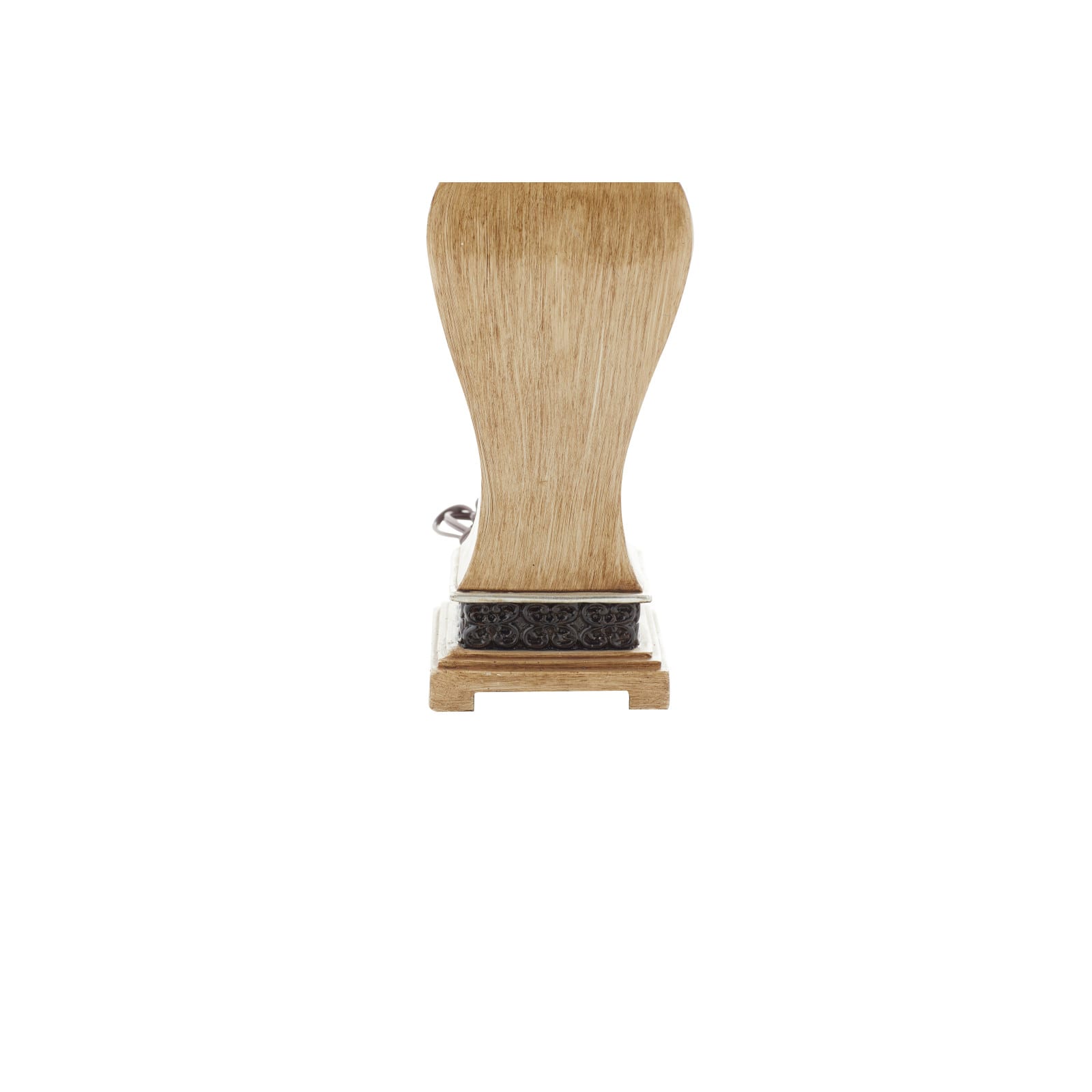 Set of 2 Brown Polystone Rustic Table Lamp, 29"