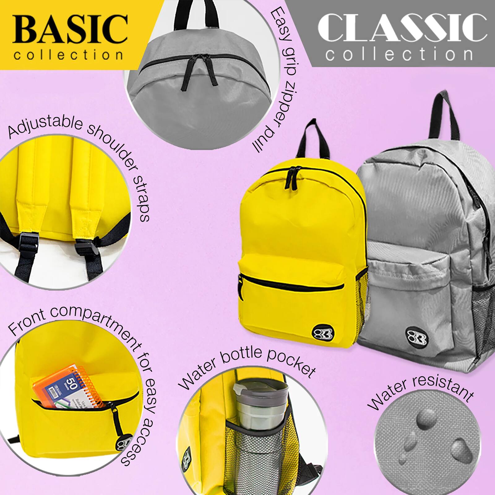 BAZIC Products® Classic Backpack