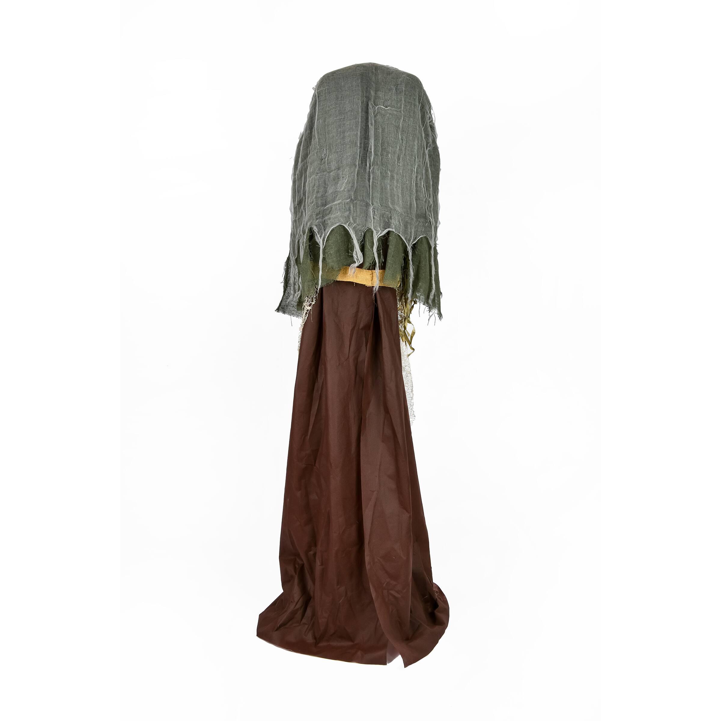 59" Halloween Sound Activated Animated Green Witch