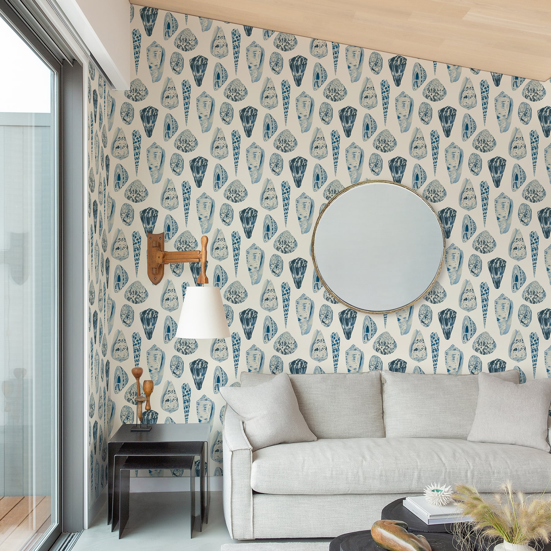 Scalamandre Porcelain Coquina Peel & Stick Wallpaper