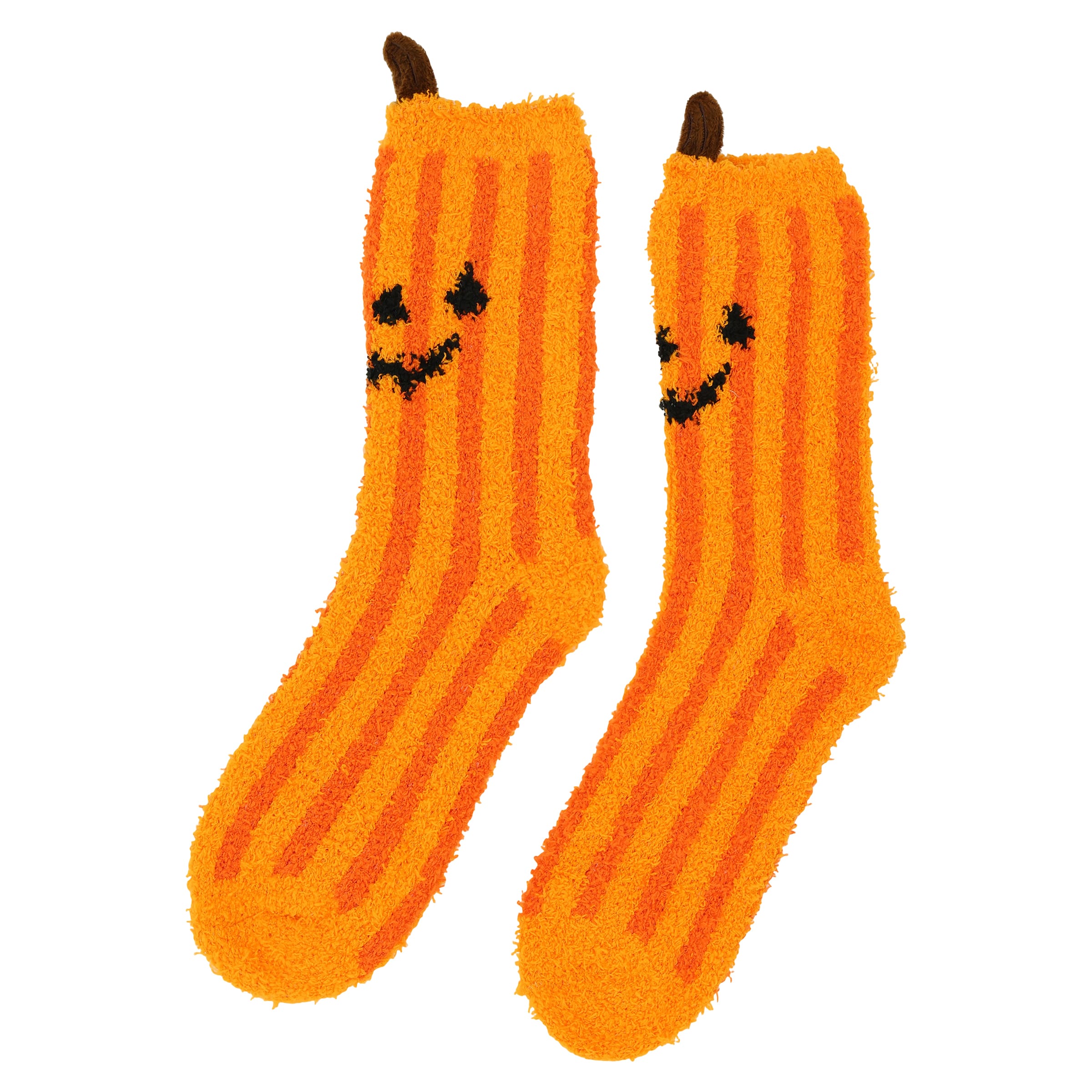 Halloween Pumpkin Fuzzy Socks by Creatology™