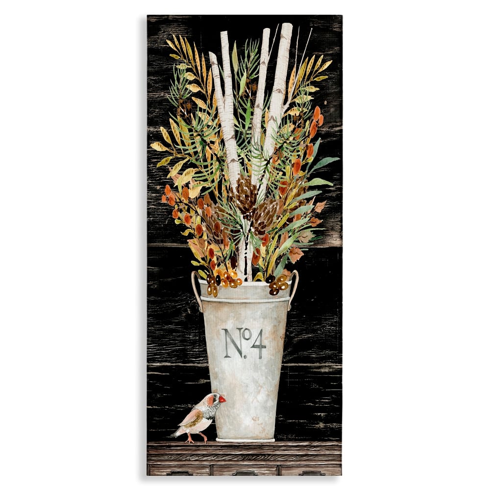 Stupell Industries Rustic Forest Greenery Bouquet Canvas Wall Art