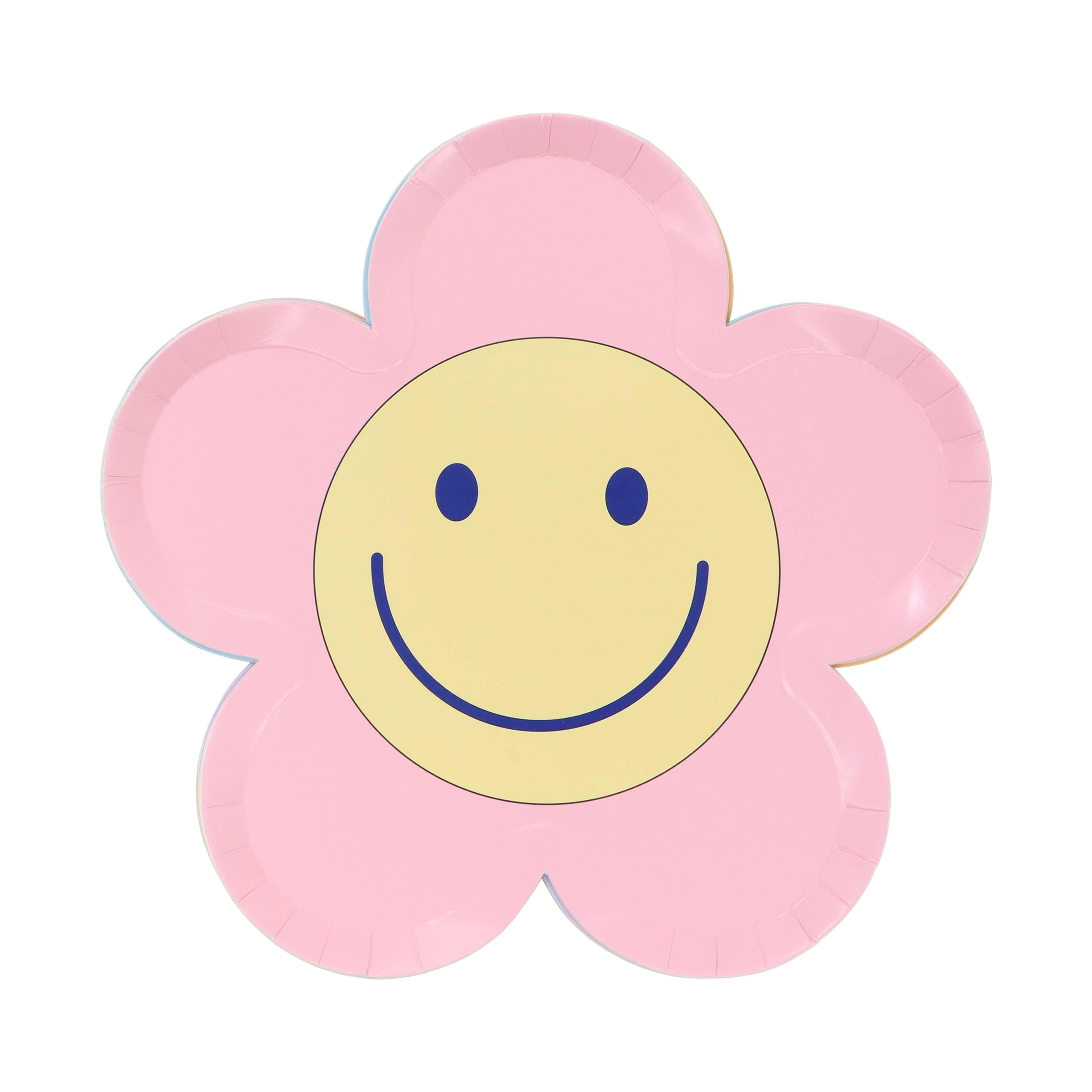 24 Packs: 8 ct. (192 total) 7" Smiling Flower Dinner Plates by Celebrate It™