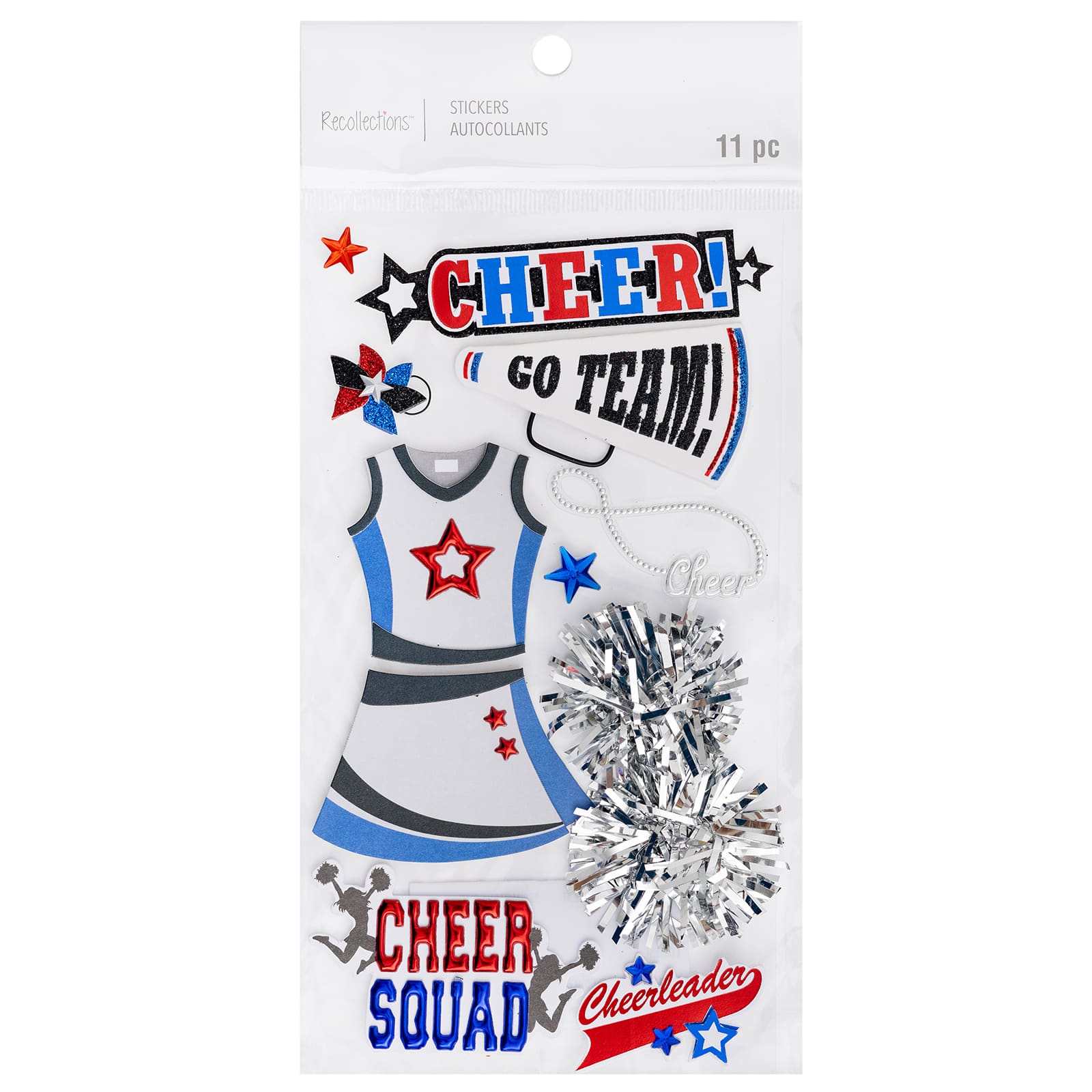 12 Pack: Cheerleading Stickers by Recollections™