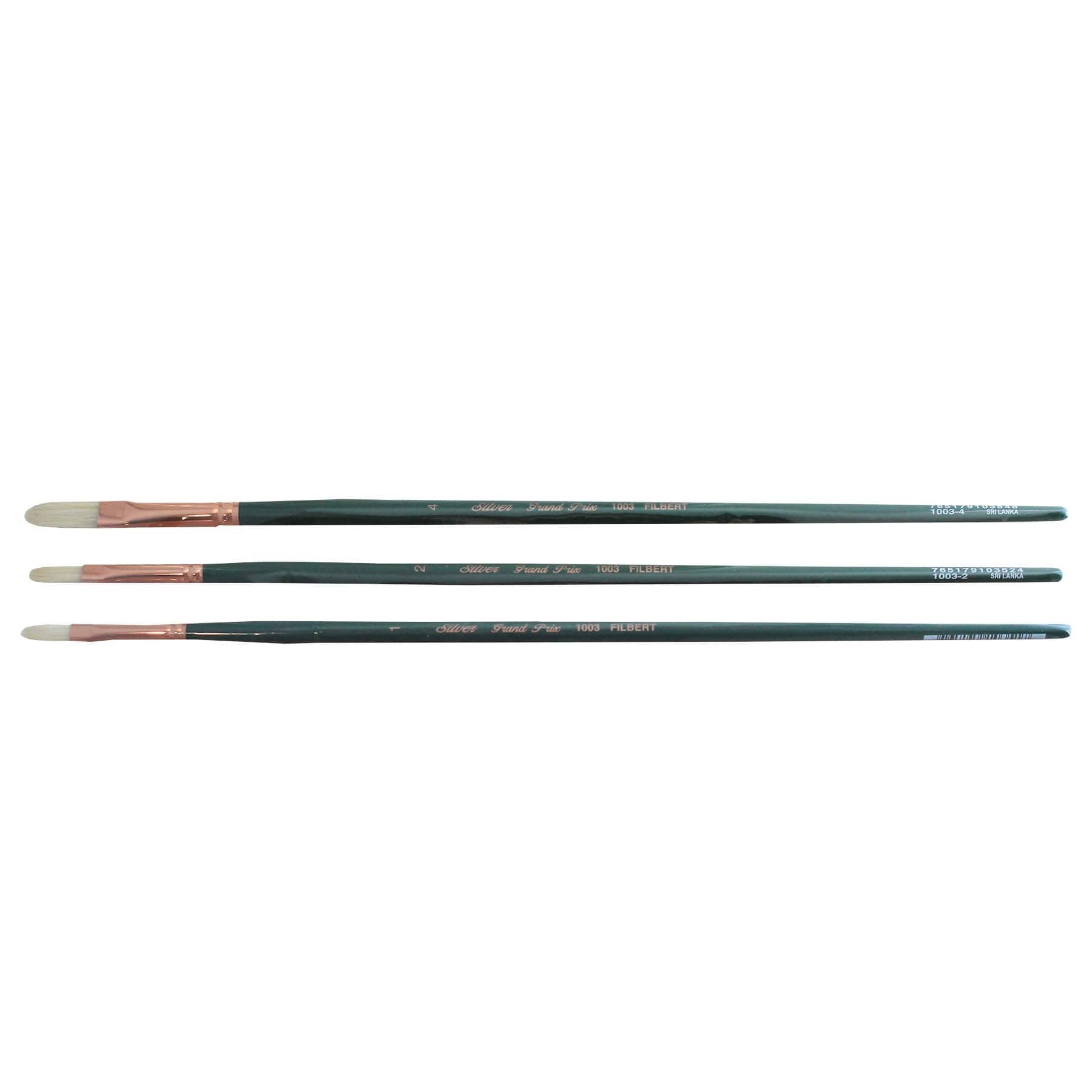 Silver Brush Limited Grand Prix® Small Filberts Brush Set