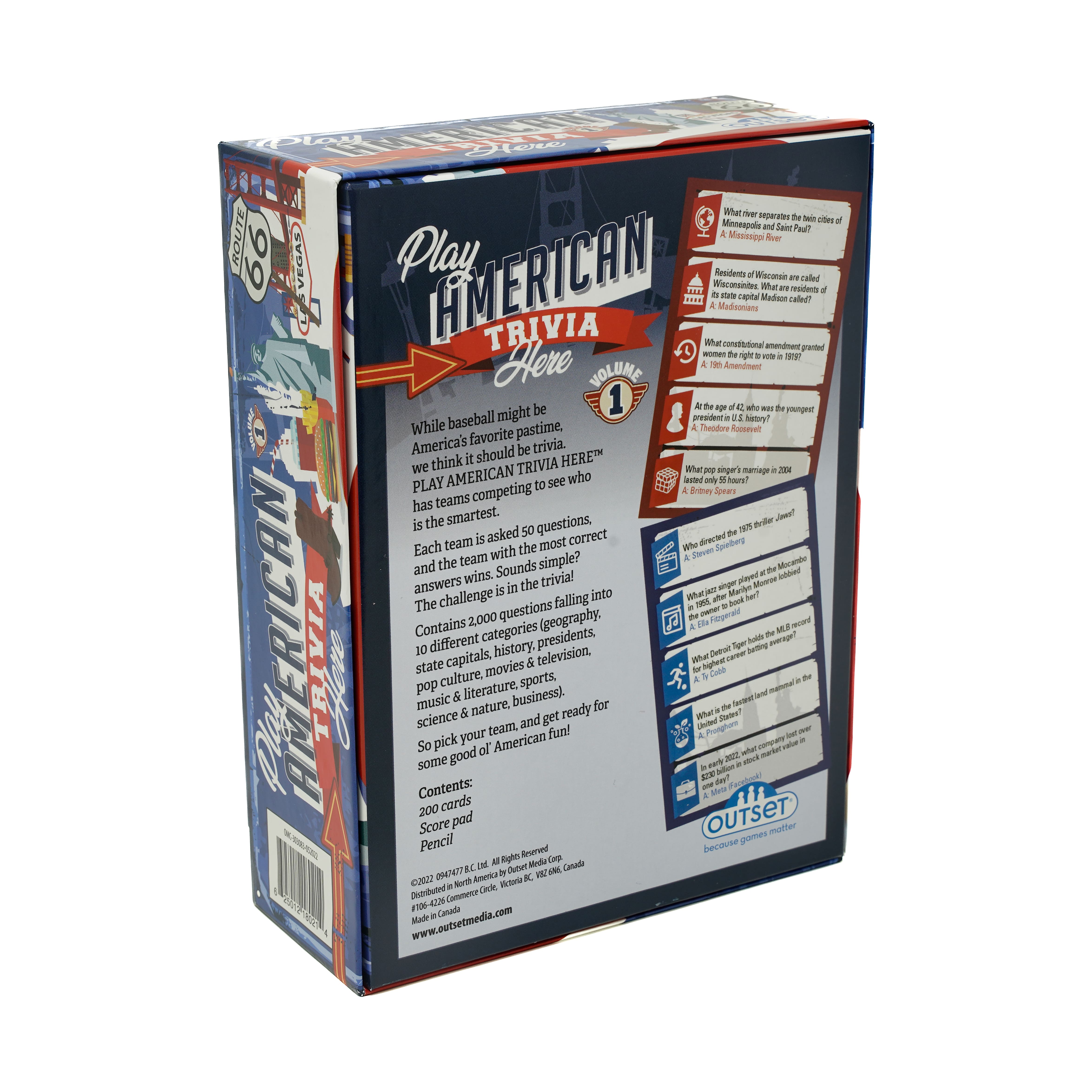 Play American Trivia Here: Volume 1