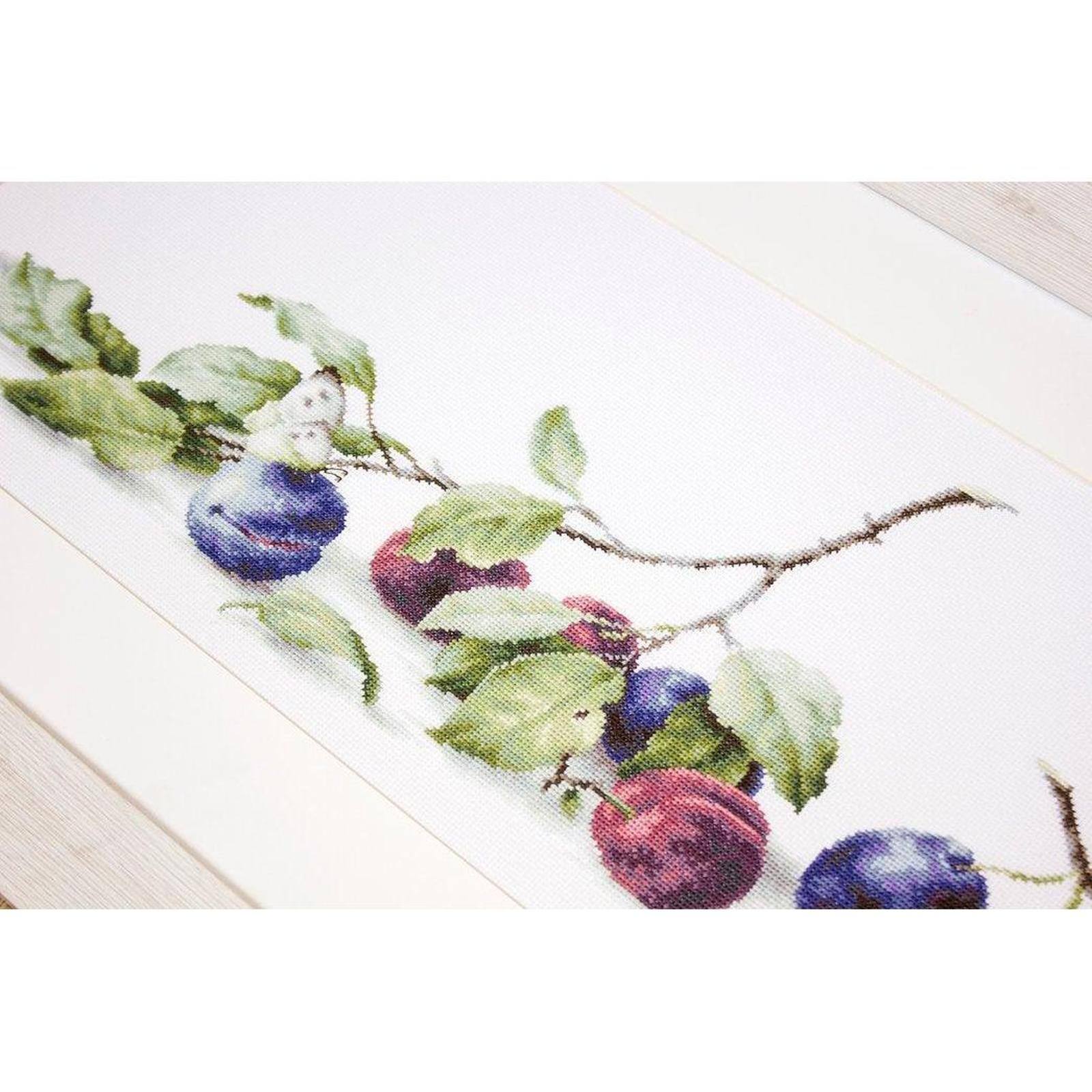 Luca-s Plums Counted Cross Stitch Kit