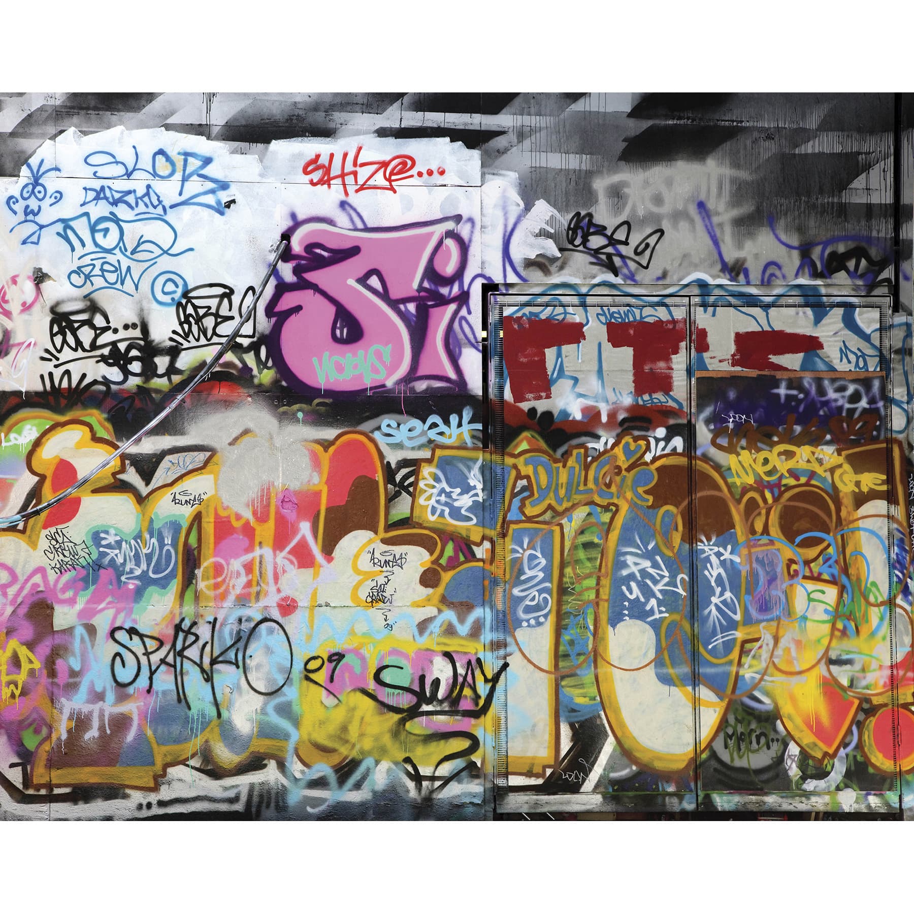 Ohpopsi Graffiti Wall Mural