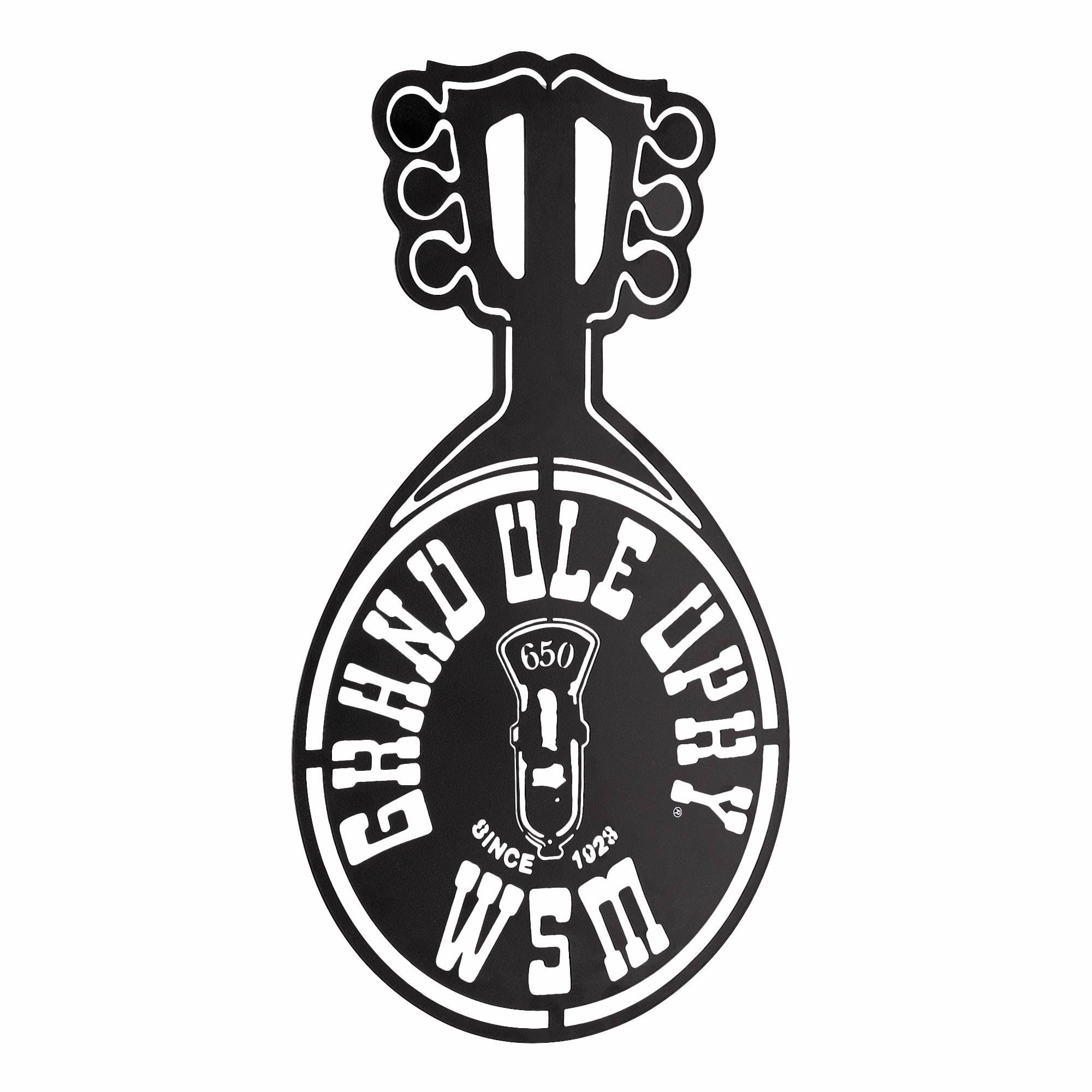 American Art Decor Grand Ole Opry Laser Cut Guitar Plaque - 12" x 20"