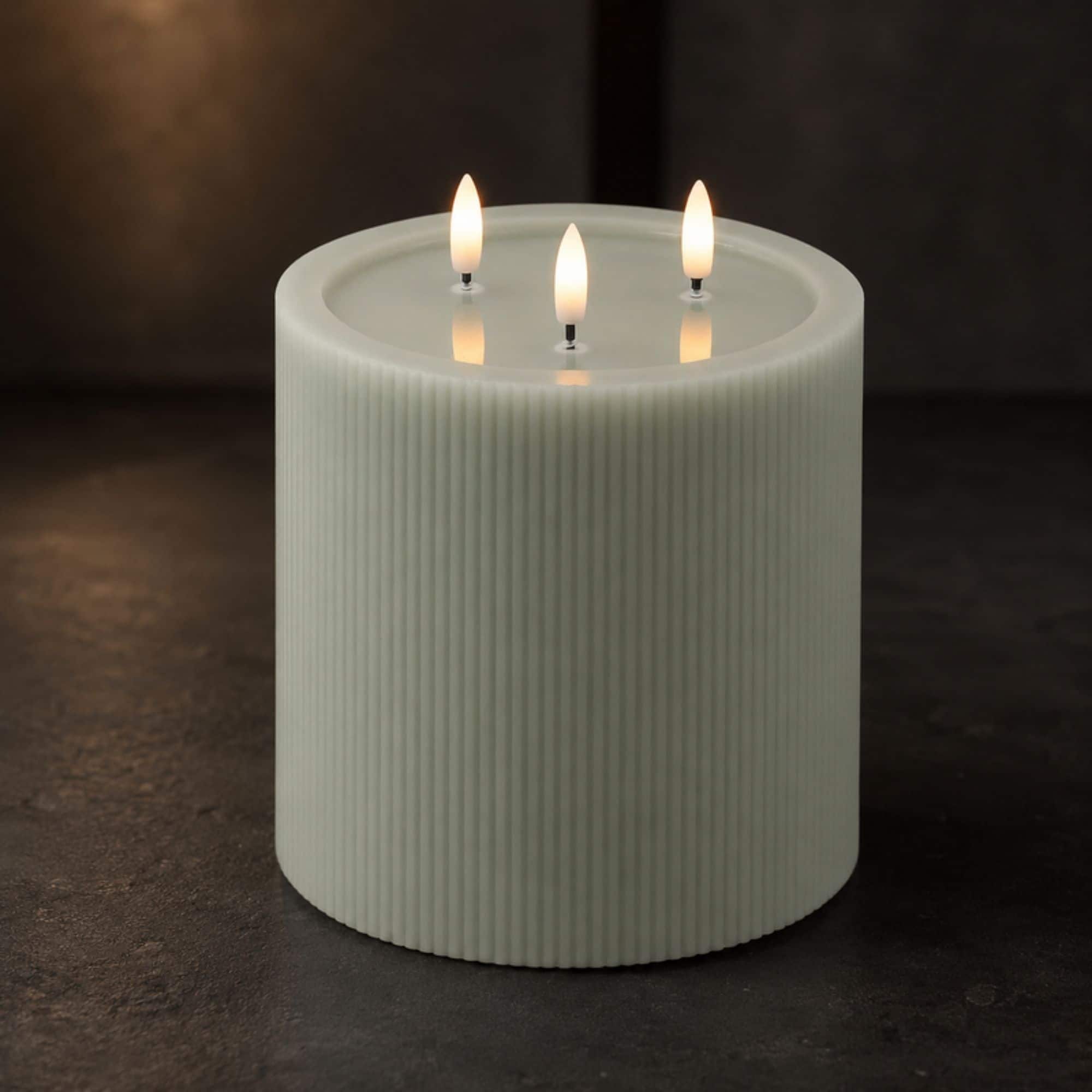 Melrose 5.75" x 7" FIA Sage Triple Wick Candles, 2ct.