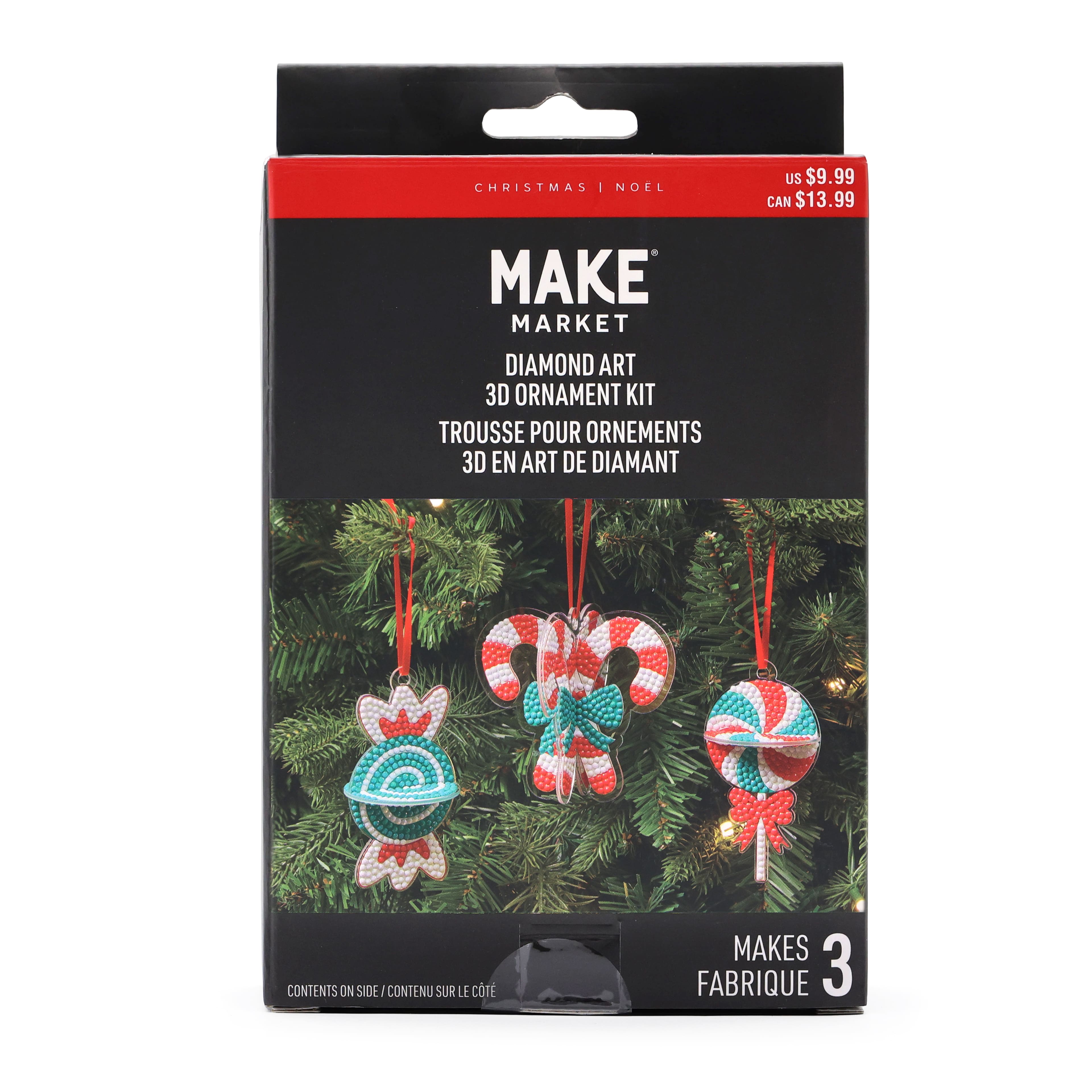 3D Candy Diamond Art Ornament Kit by Make Market®