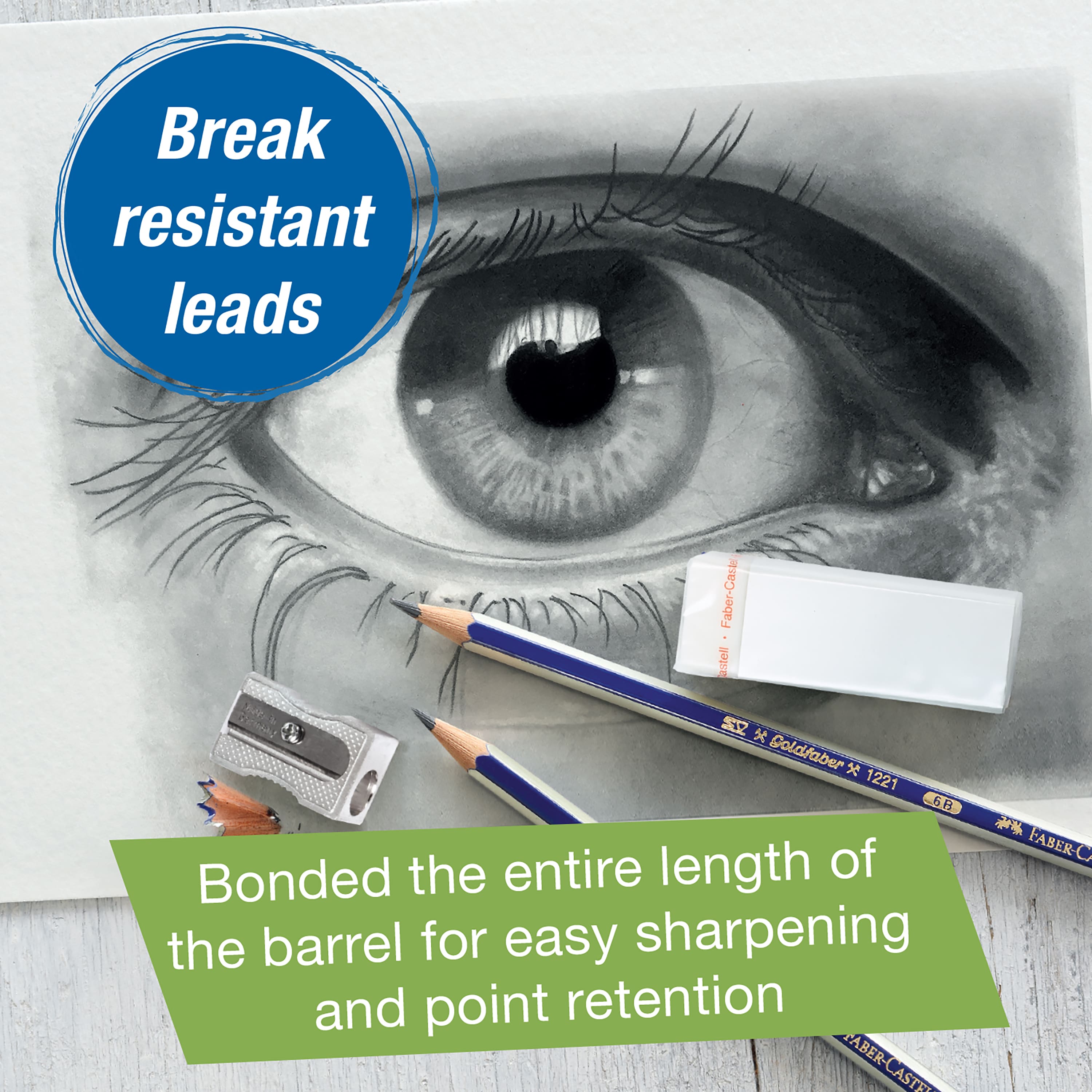 Faber-Castell Graphite Art Pencil School Pack Set