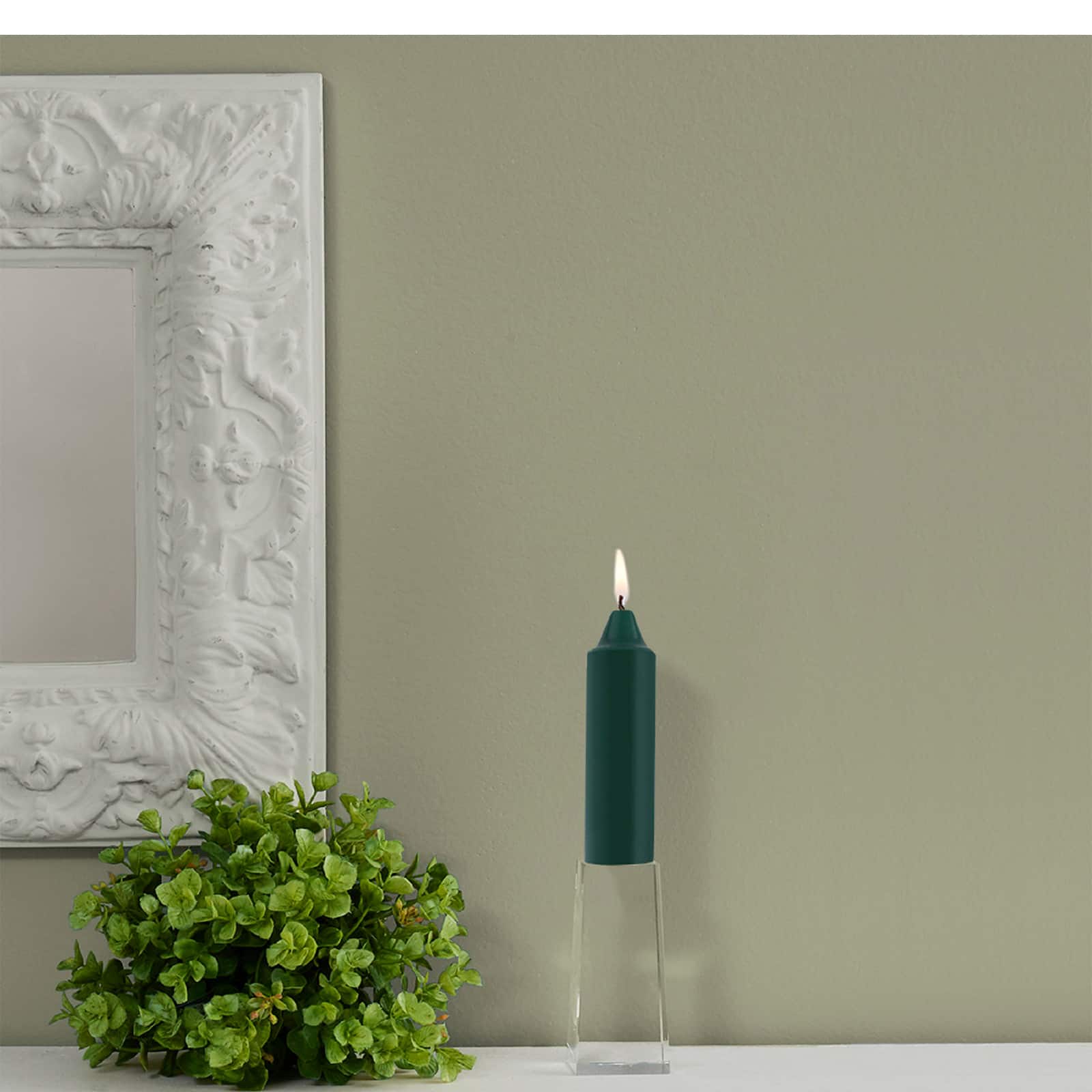 Root Candles 5" Unscented Smooth Collenette Taper Candles, 8ct.