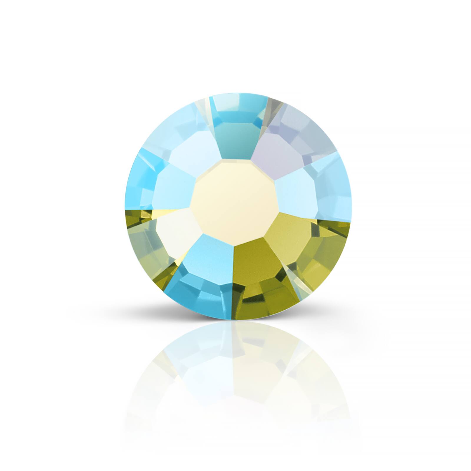 Preciosa MAXIMA SS16 Aurora Borealis Flatback Czech Crystals, 144ct.