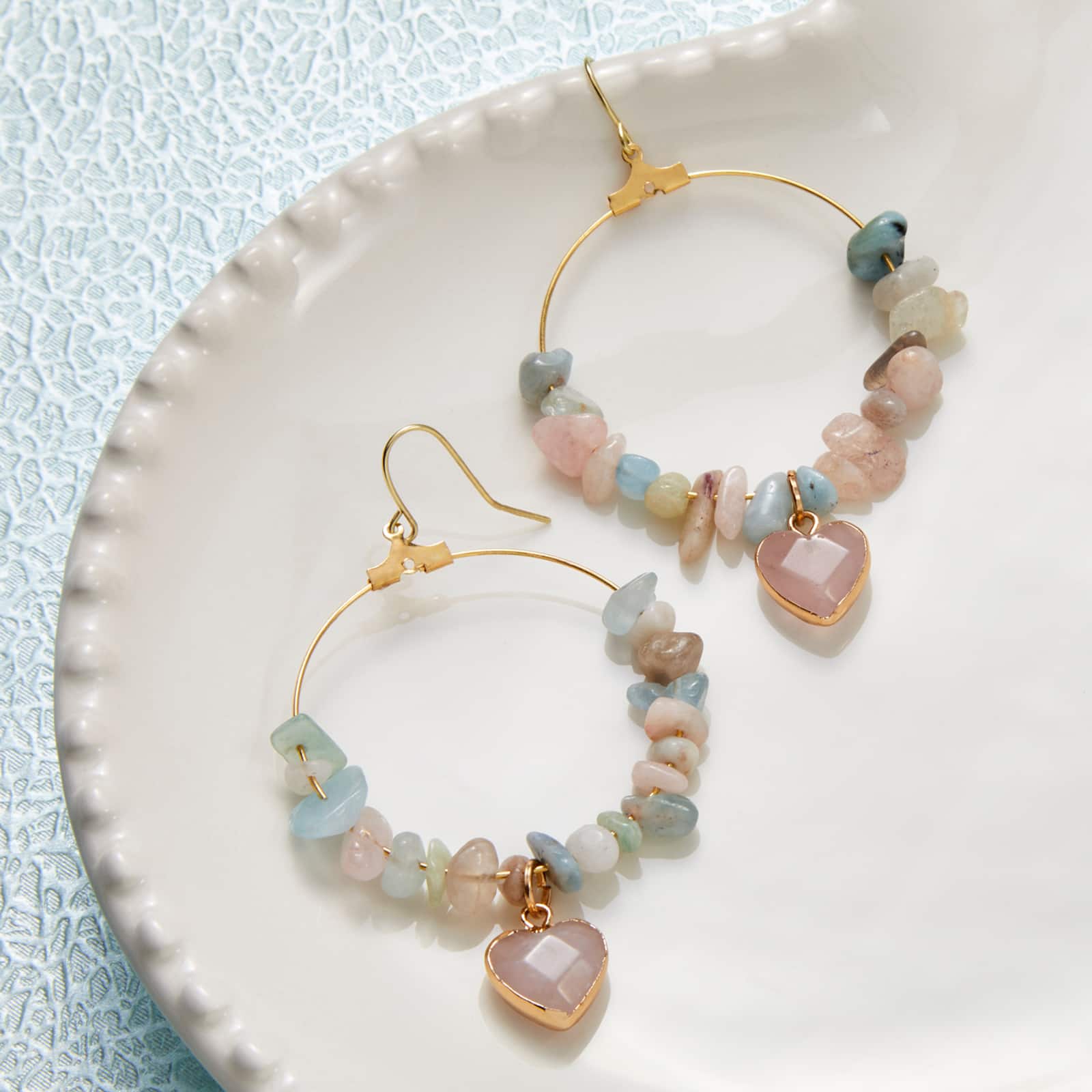 Morganite Chip Beads by Bead Landing®