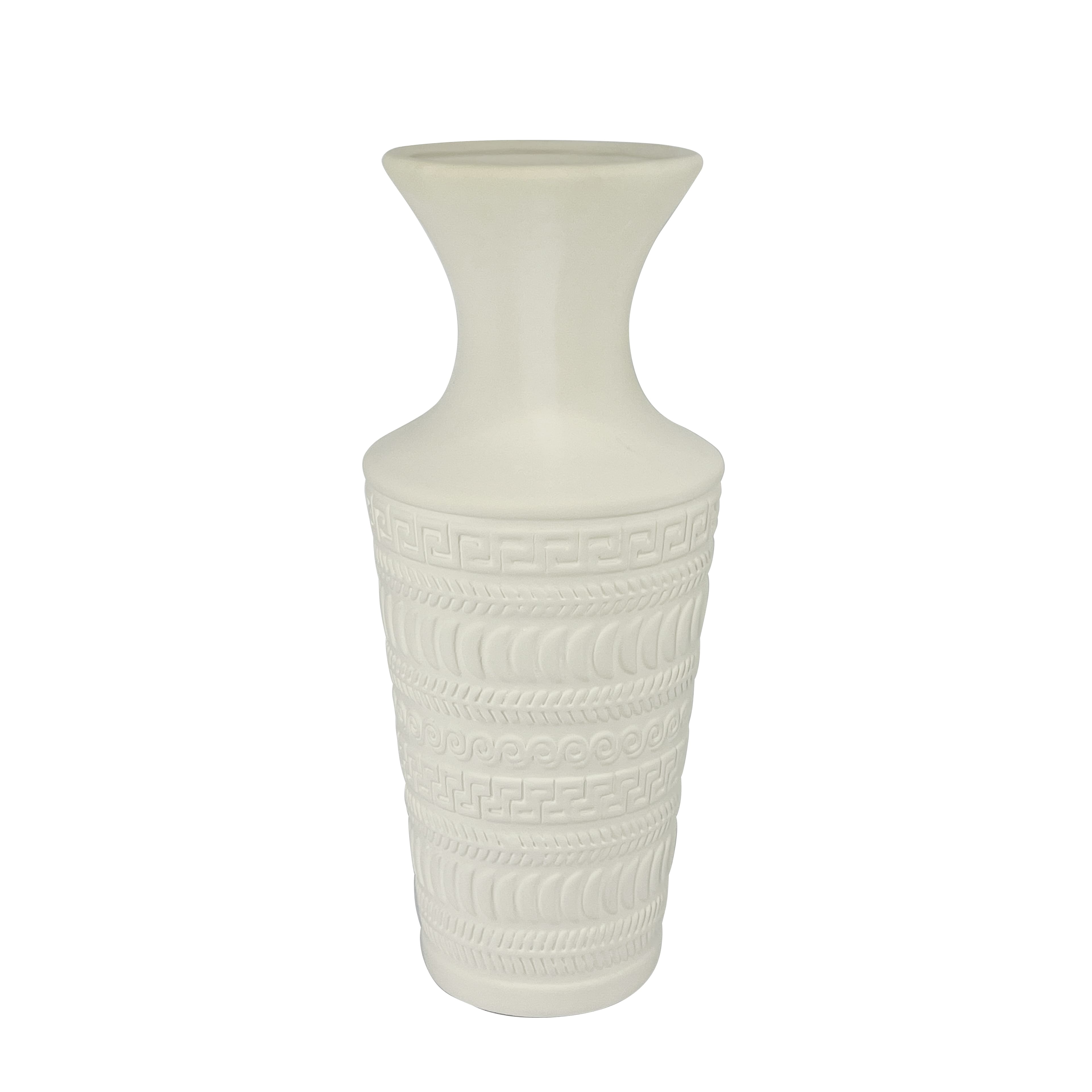 Jonathan Adler x Michaels 14.25" DIY Embossed Greek Key Ceramic Cuff Vase