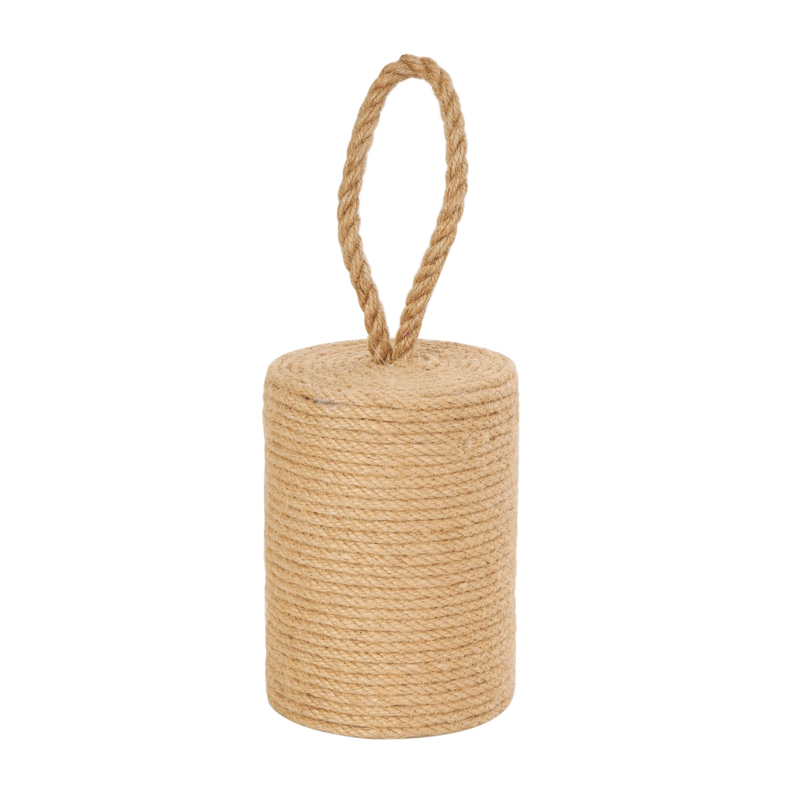 7" Brown Jute Coiled Rope Sculpture Décor