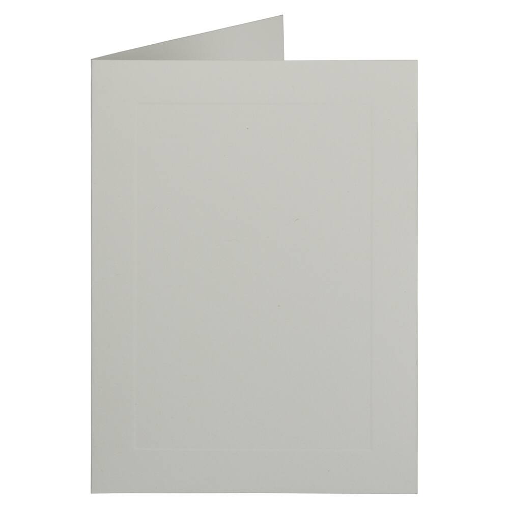 JAM Paper 4.625" x 6.25" White Panel Blank Foldover Cards, 100ct.