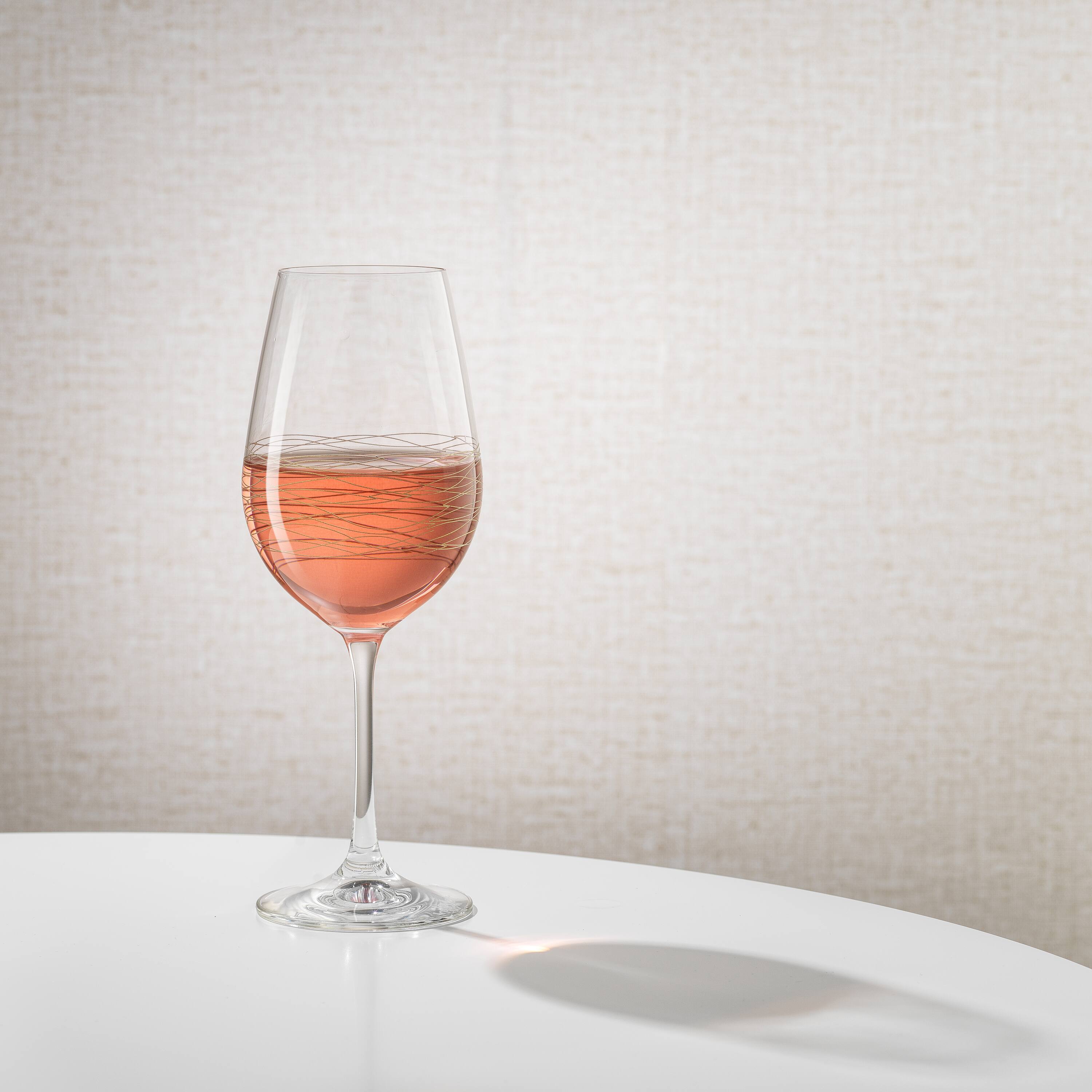 JoyJolt® Golden Royale 17oz. Crystal Red Wine Glasses, 2ct.