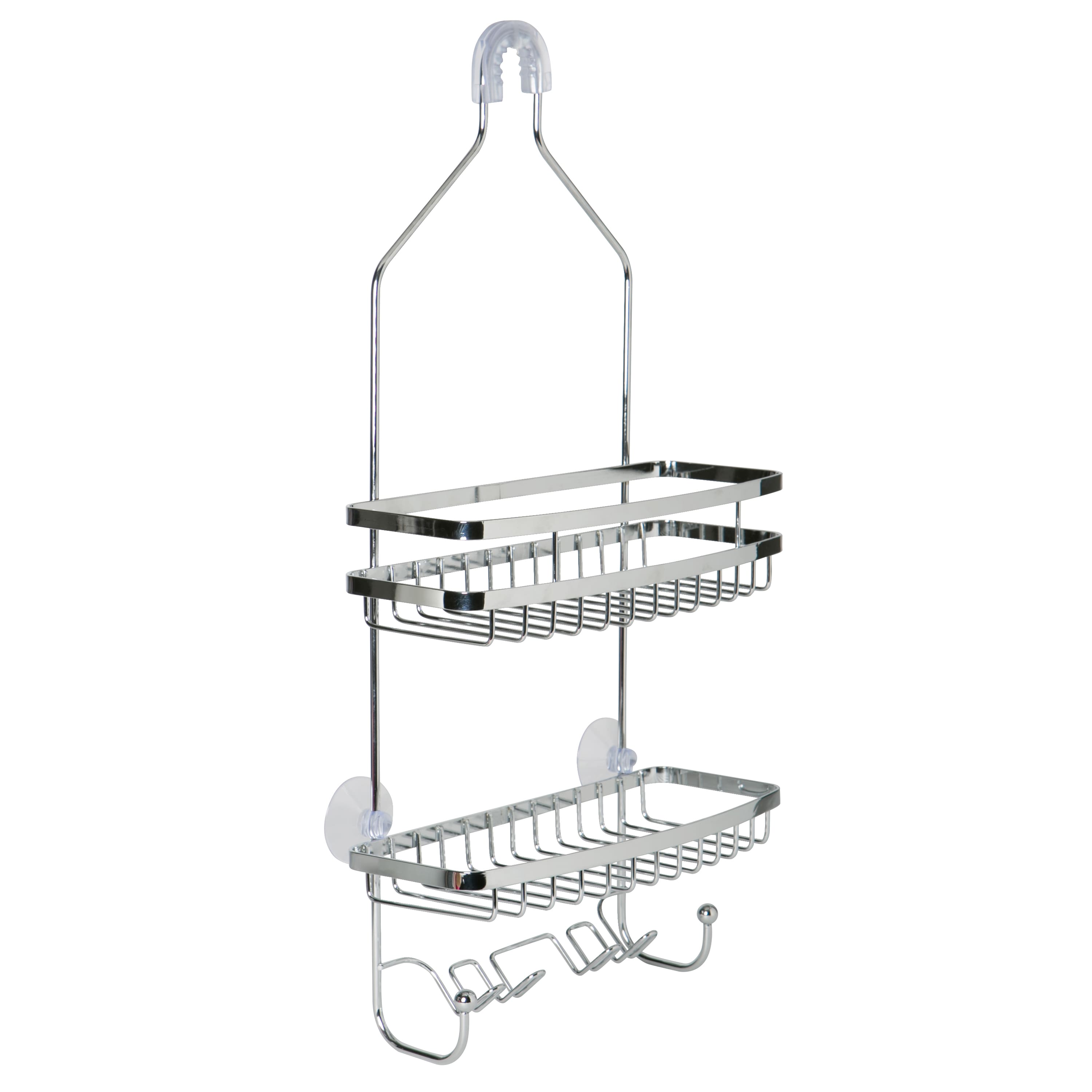 Bath Bliss Chrome Venice Shower Caddy