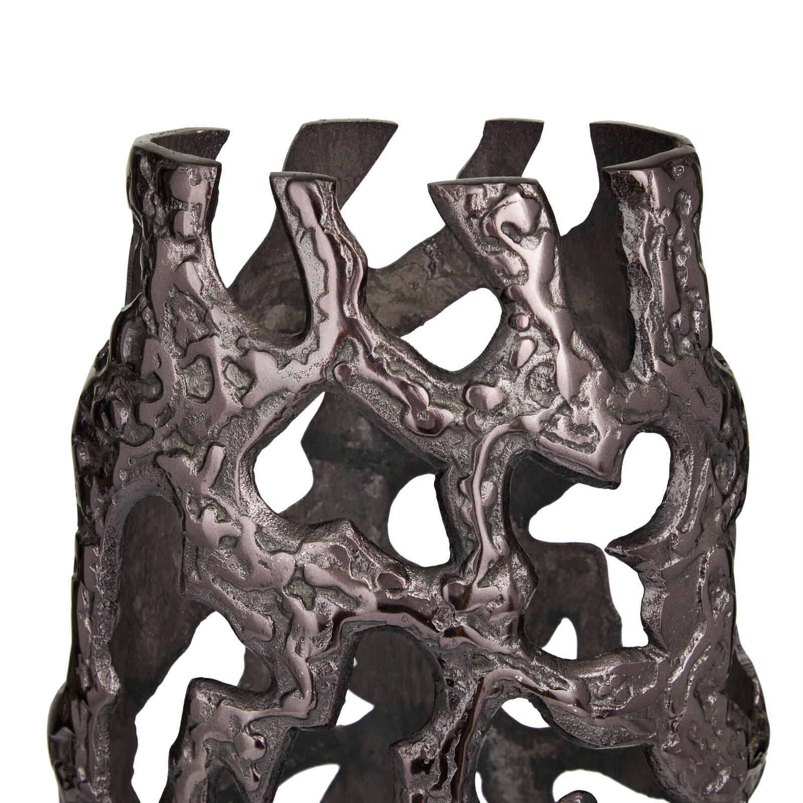 20" Contemporary Aluminum Vase