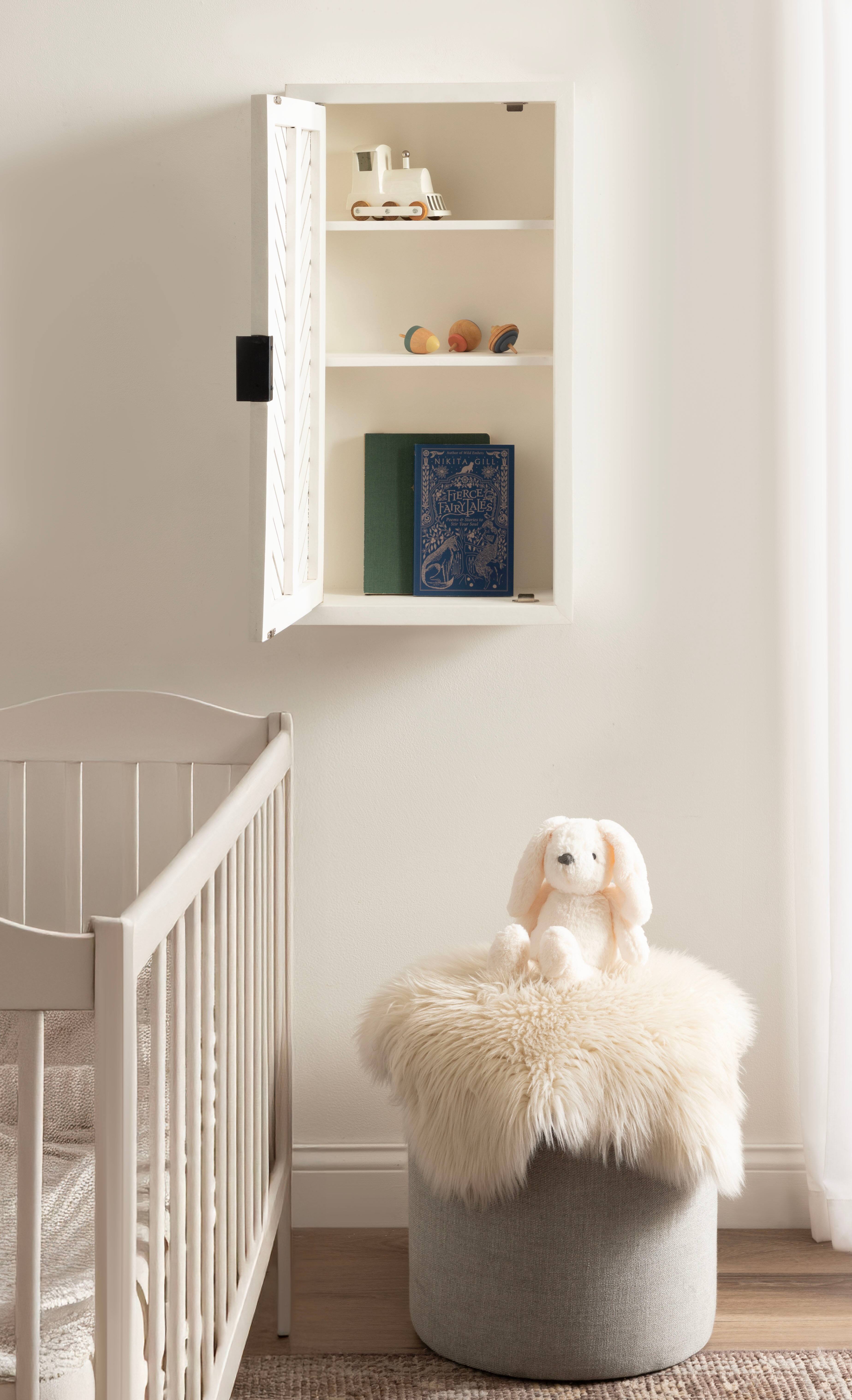 Kate and Laurel Mezzeta Tall Wood Bath Cabinet