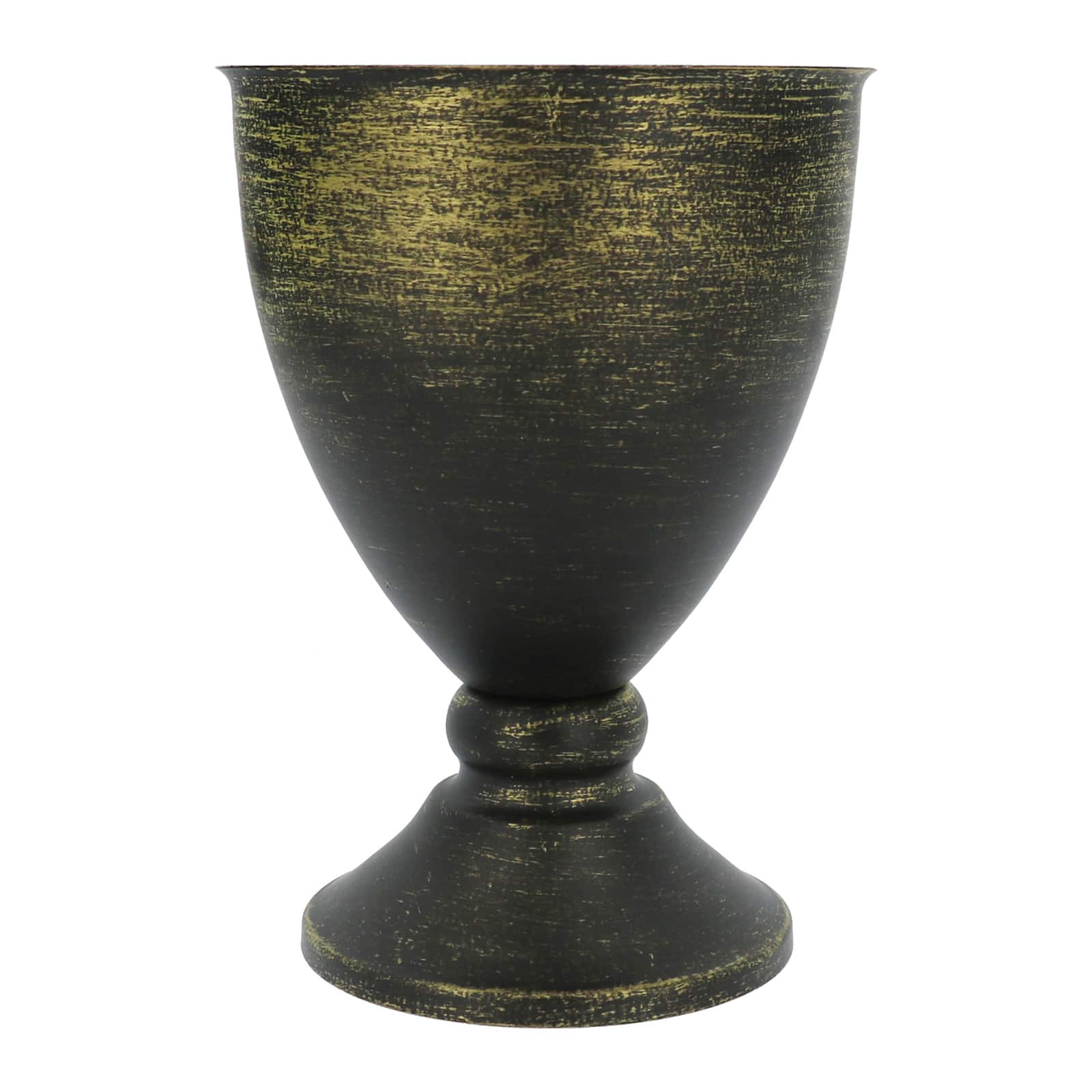 7" Black & Gold-Brushed Metal Tabletop Urn by Ashland®