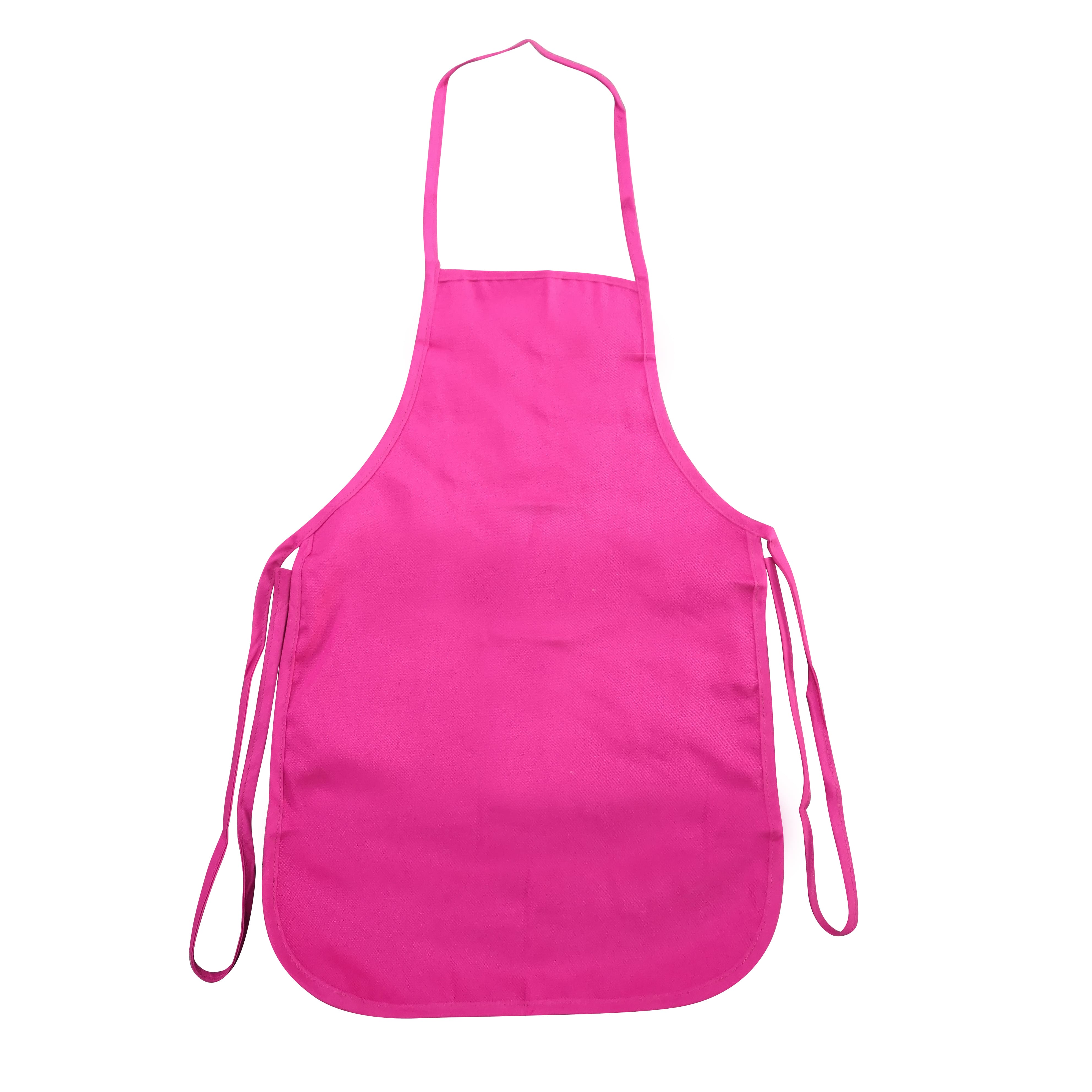 6 Pack: Pink, Purple & White Child Aprons by Make Market®