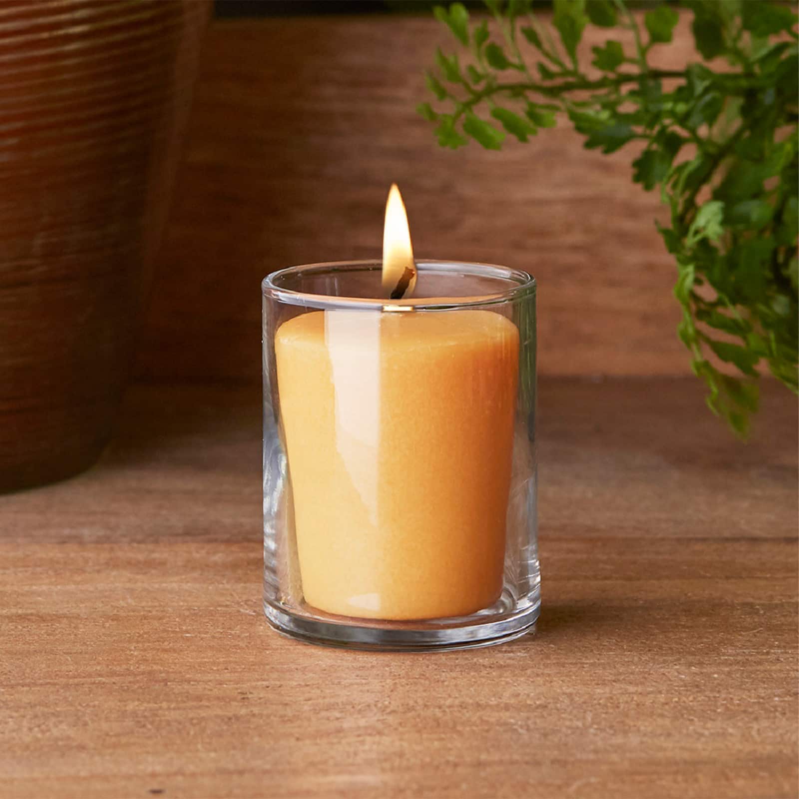 Root Candles Scented 20 Hour Beeswax Blend Votive Candles, 18ct.