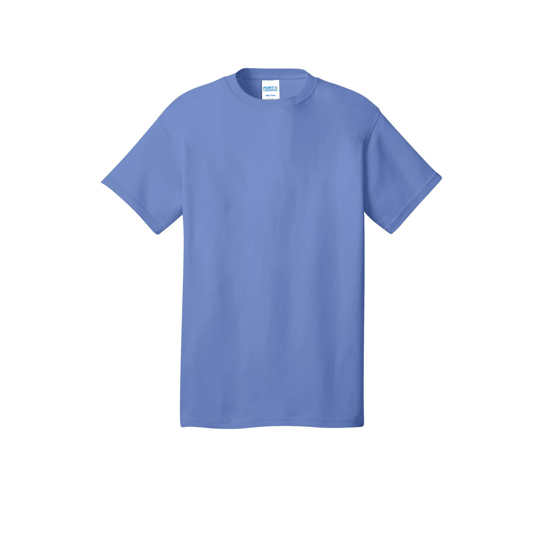 Port & Company&reg; Brights Core Cotton T-Shirt in Carolina Blue | 3XL | Michaels&reg;