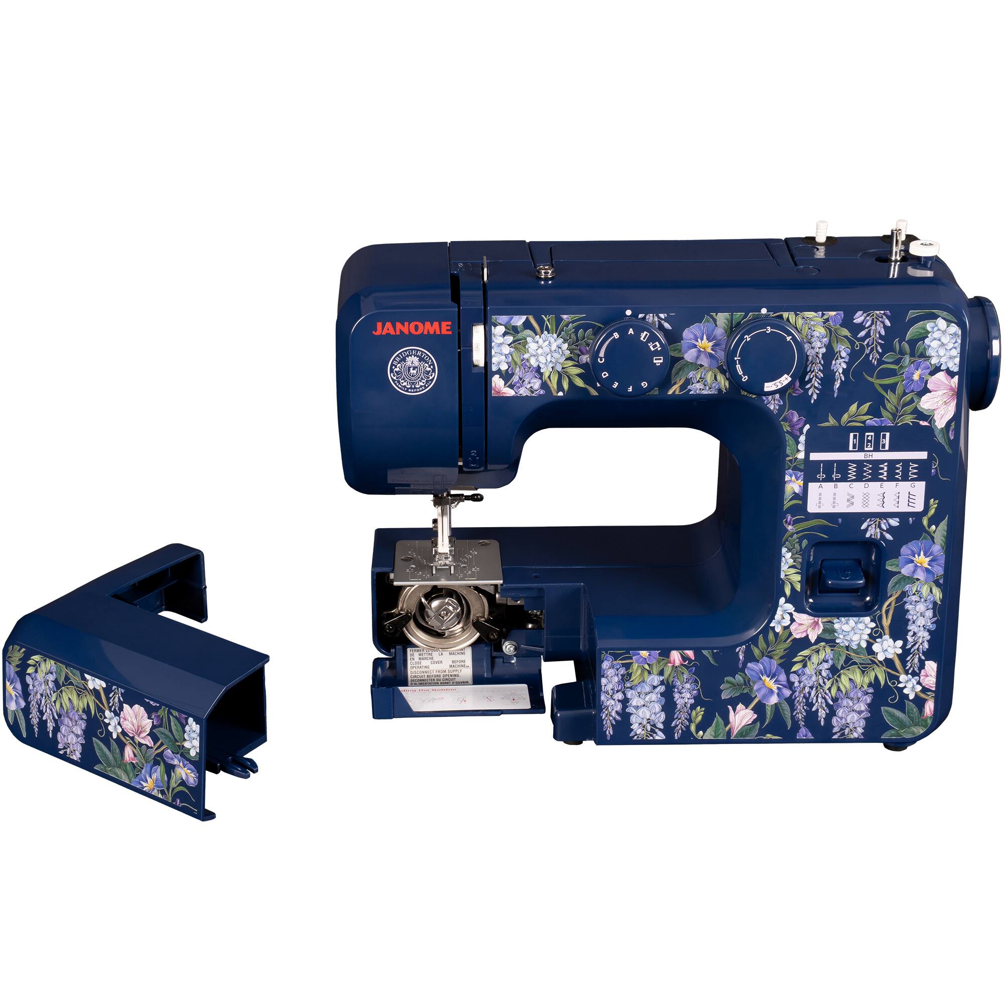 Janome Bridgerton Collection Easy-to-Use 15-Stitch Sewing Machine