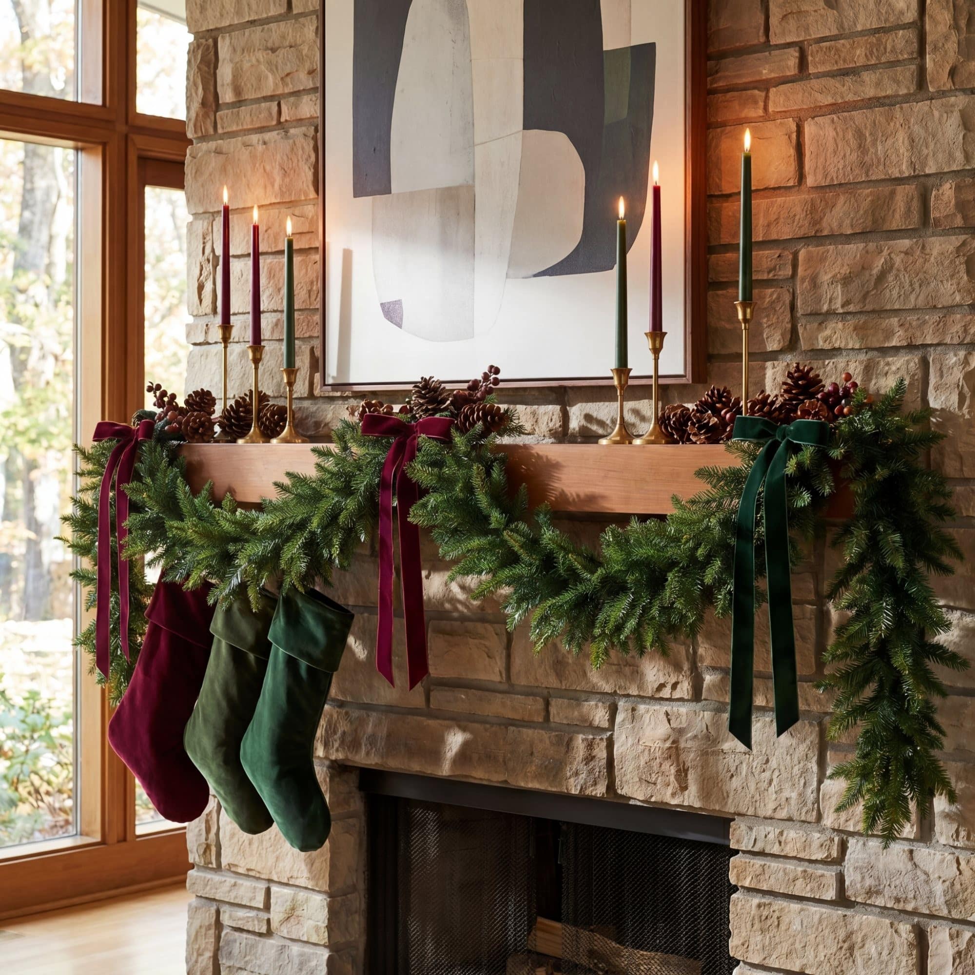9ft. Artificial Christmas Pine Garland