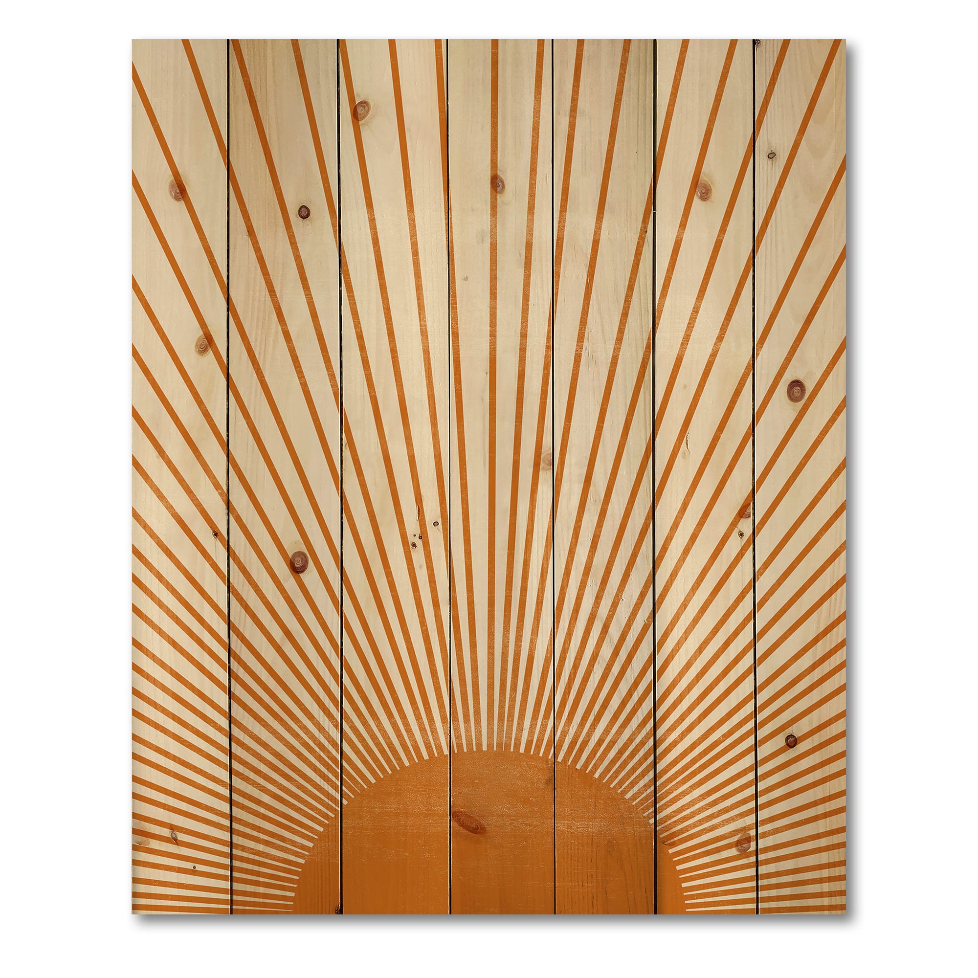 Designart - Orange Sun Print III