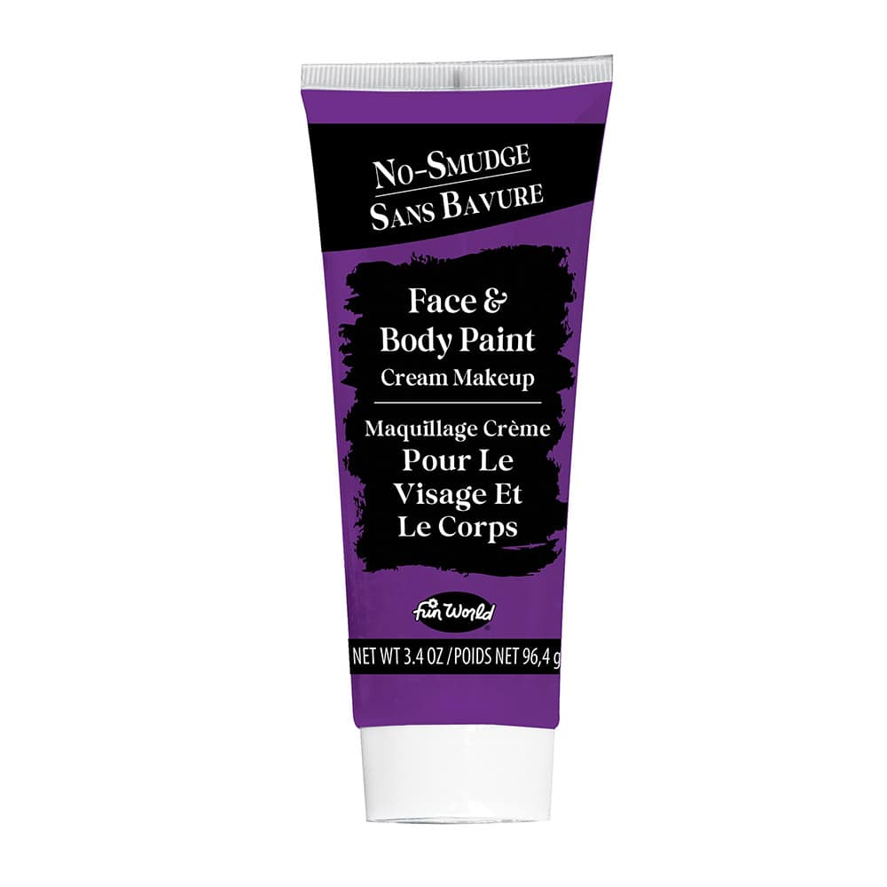 Fun World® 3.4oz. Cream No-Smudge Face & Body Paint with Brush