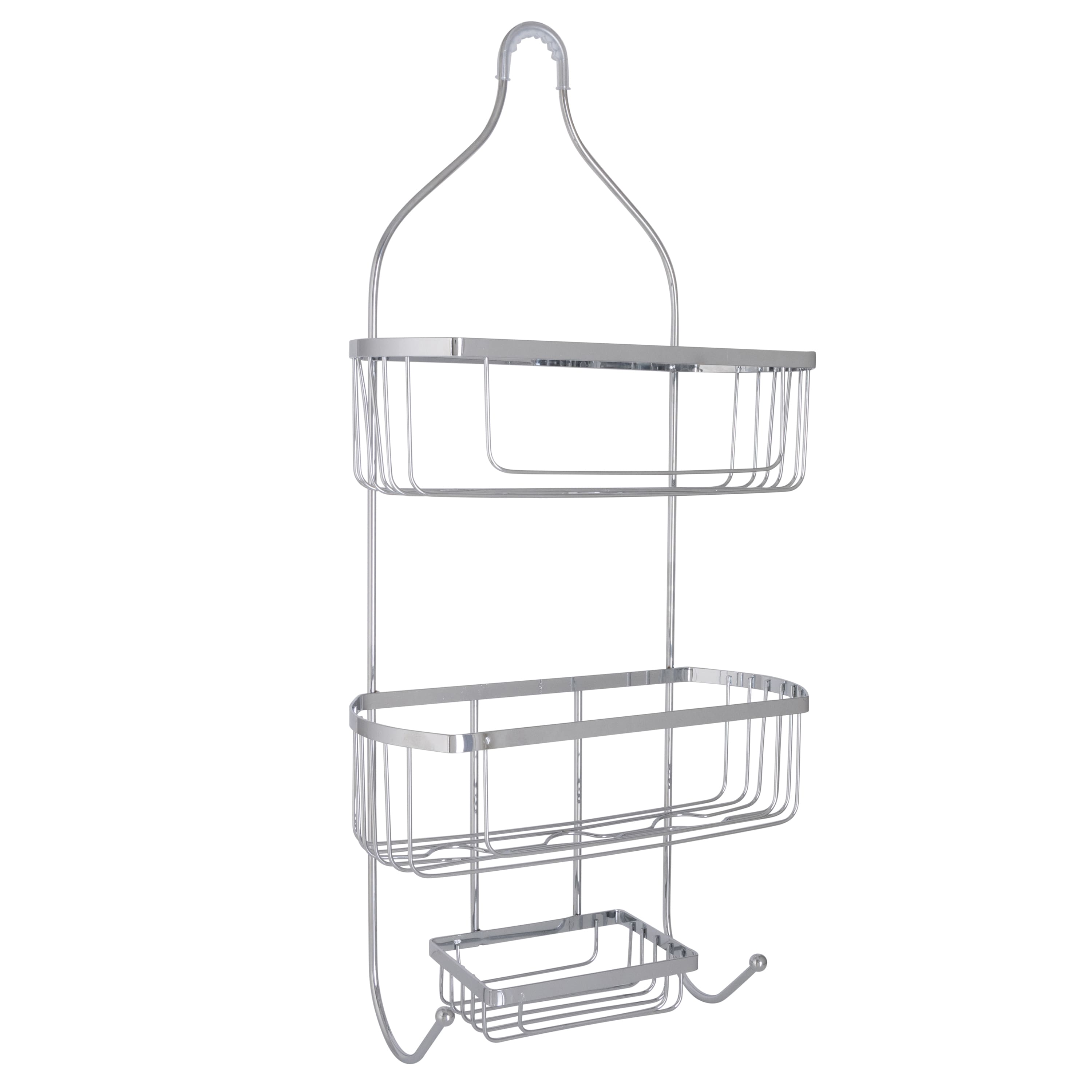 Bath Bliss Chrome Prince Shower Caddy