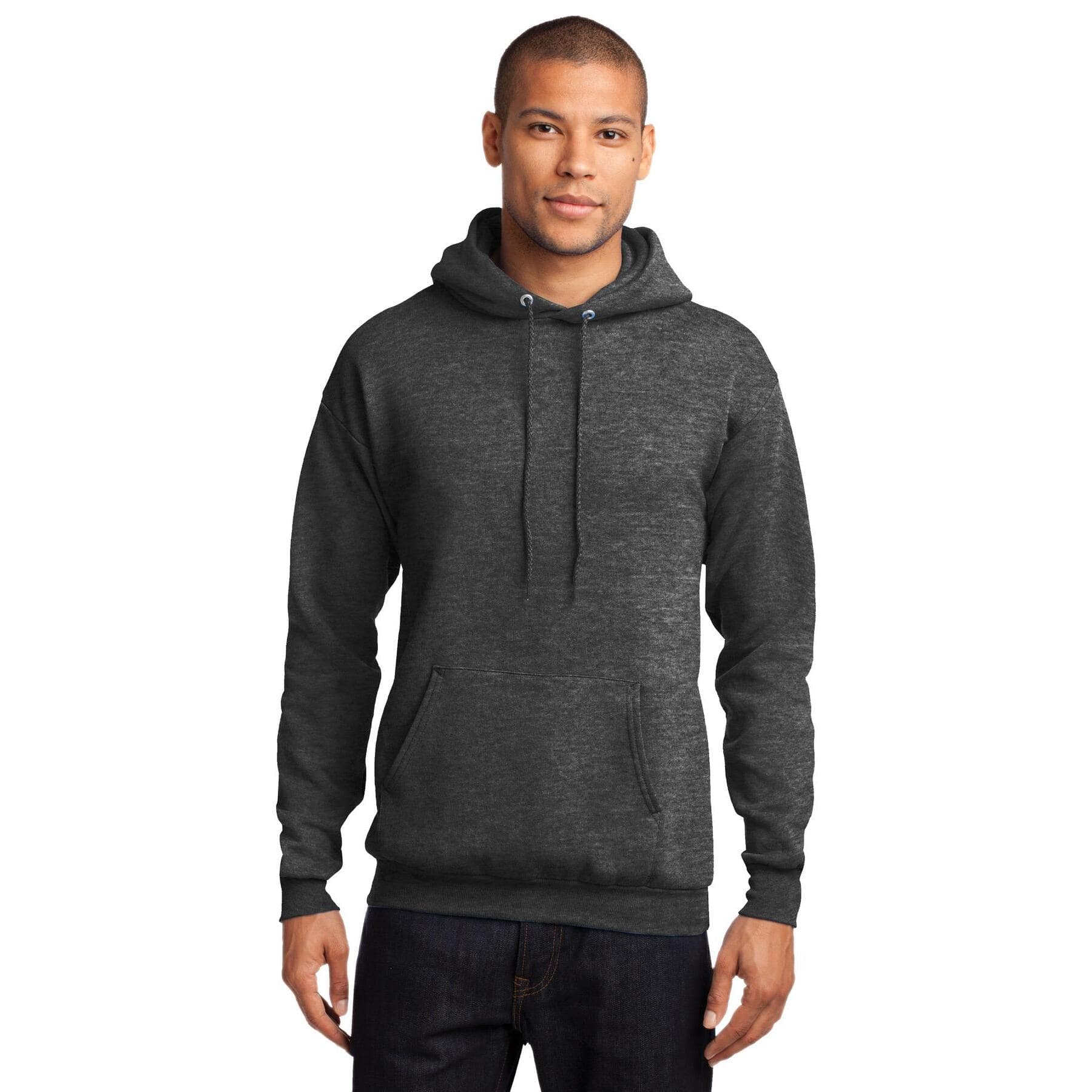 Port & Company® Heathered Colors Core Fleece Pullover Hooded Sweatshirt