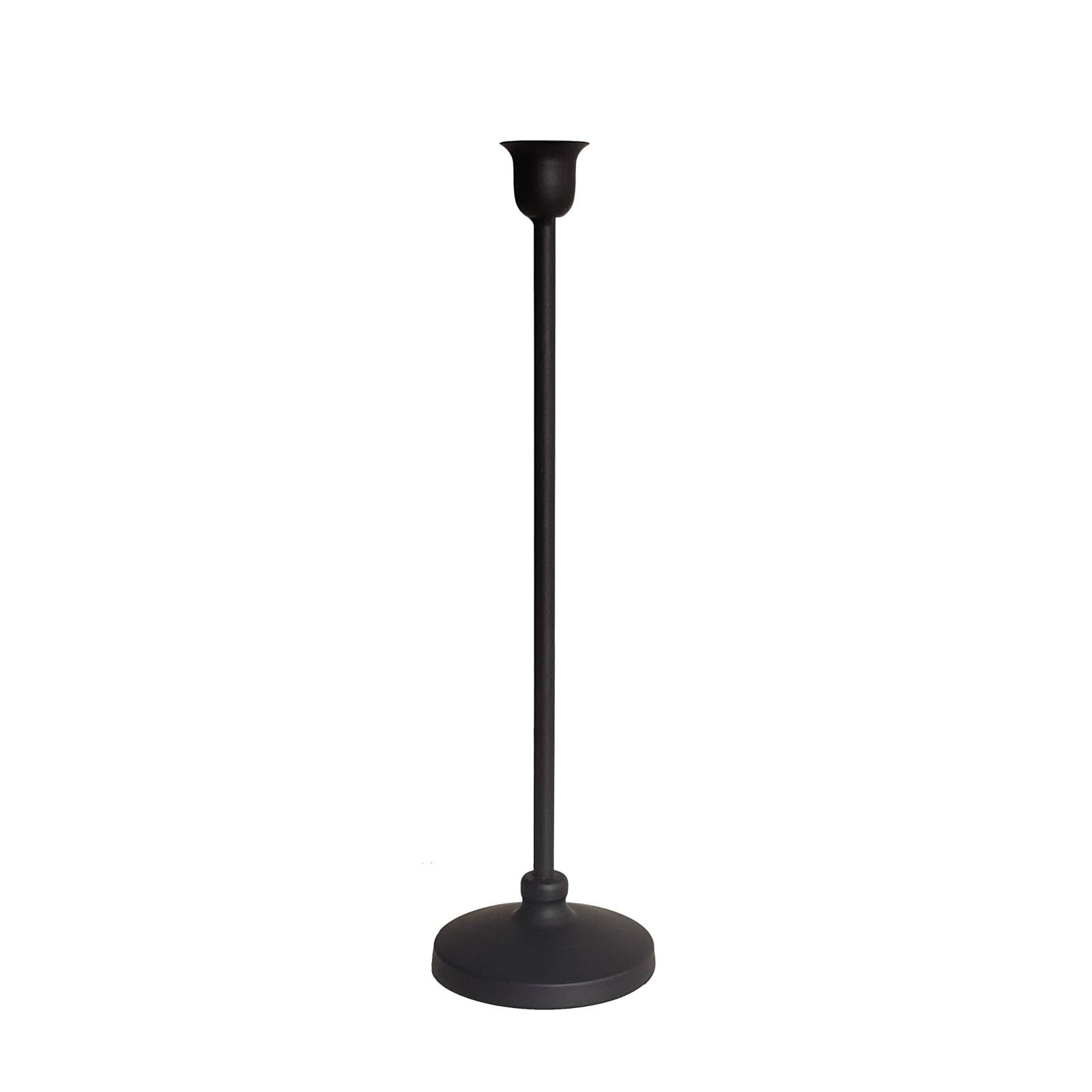 Black Metal Taper Candle Holder by Ashland®