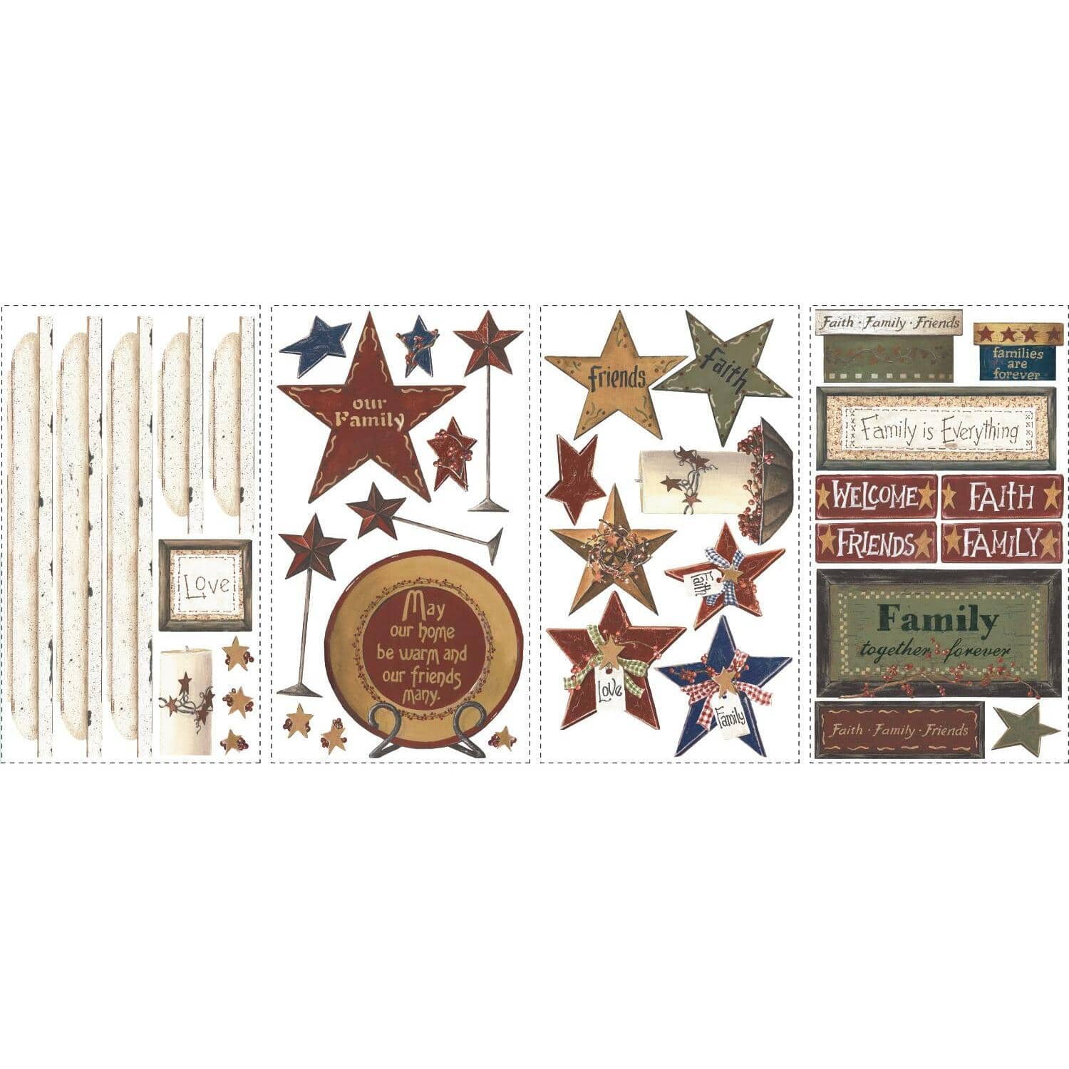 RoomMates Family & Friends Peel & Stick Wall Decals