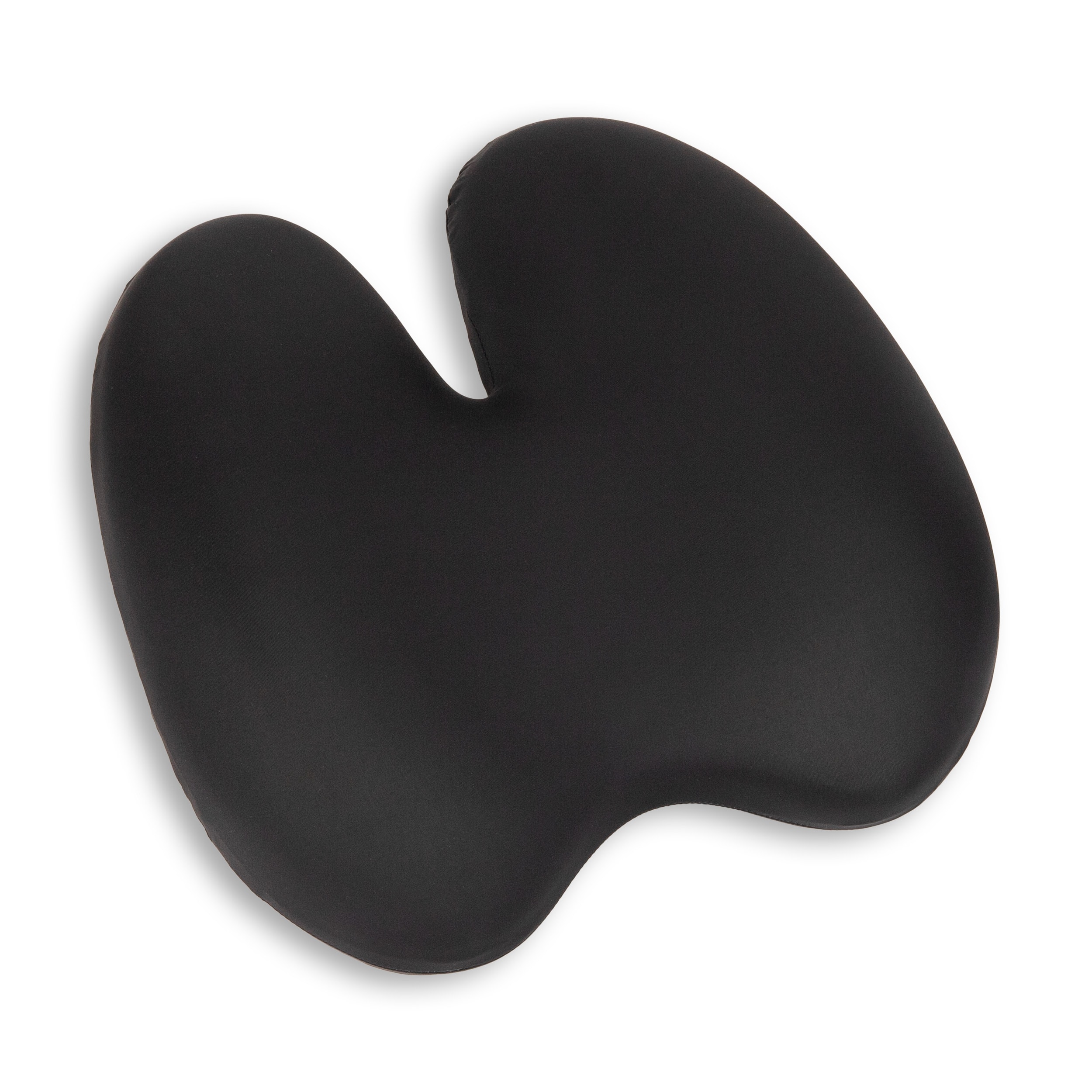 Mind Reader 15.25" Black Lumbar Support Memory Foam Pillow with Air-Cloud Technology